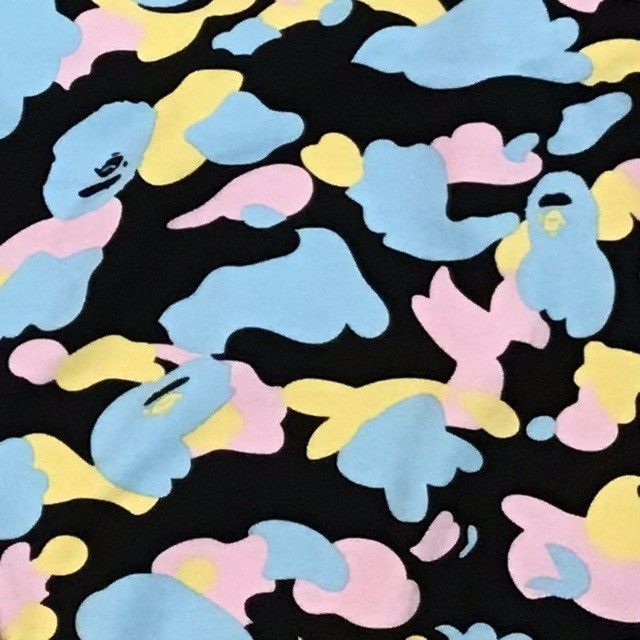 Bape BAPE cotton candy camo sweat shirt multi camo a bathing ape Size US L / EU 52-54 / 3 - 6 Thumbnail