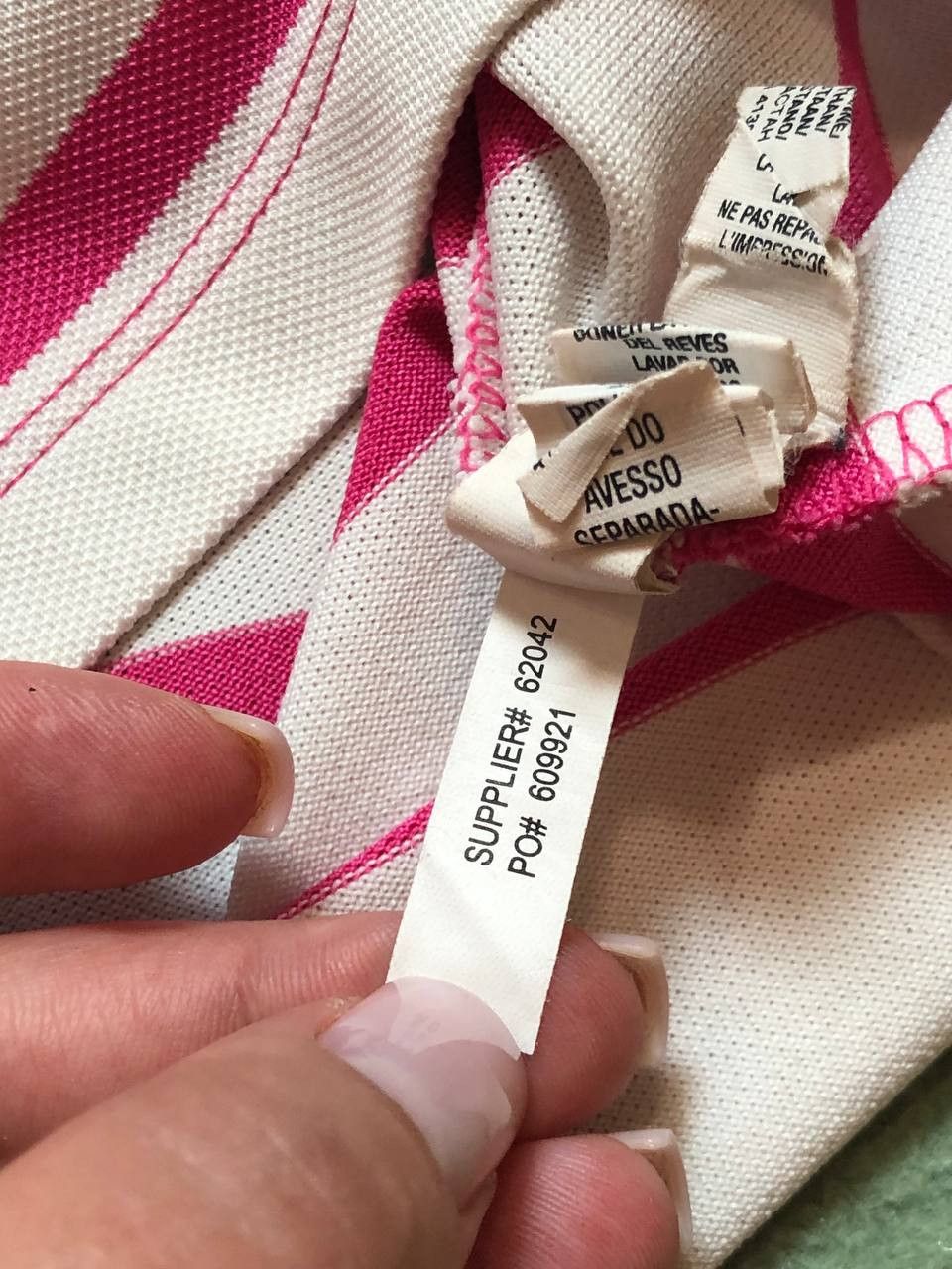 Polo Ralph Lauren Vintage Polo RLX Ralph Lauren Polo Pink Print Striped Size US M / EU 48-50 / 2 - 3 Thumbnail