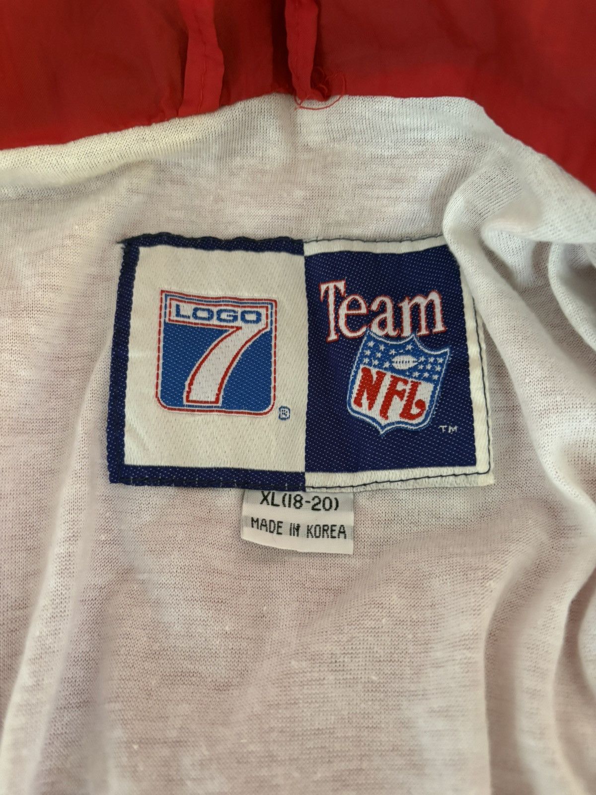 Other Vintage 90s Logo 7 San Francisco 49ers Windbreaker Jacket Size US XL / EU 56 / 4 - 5 Thumbnail