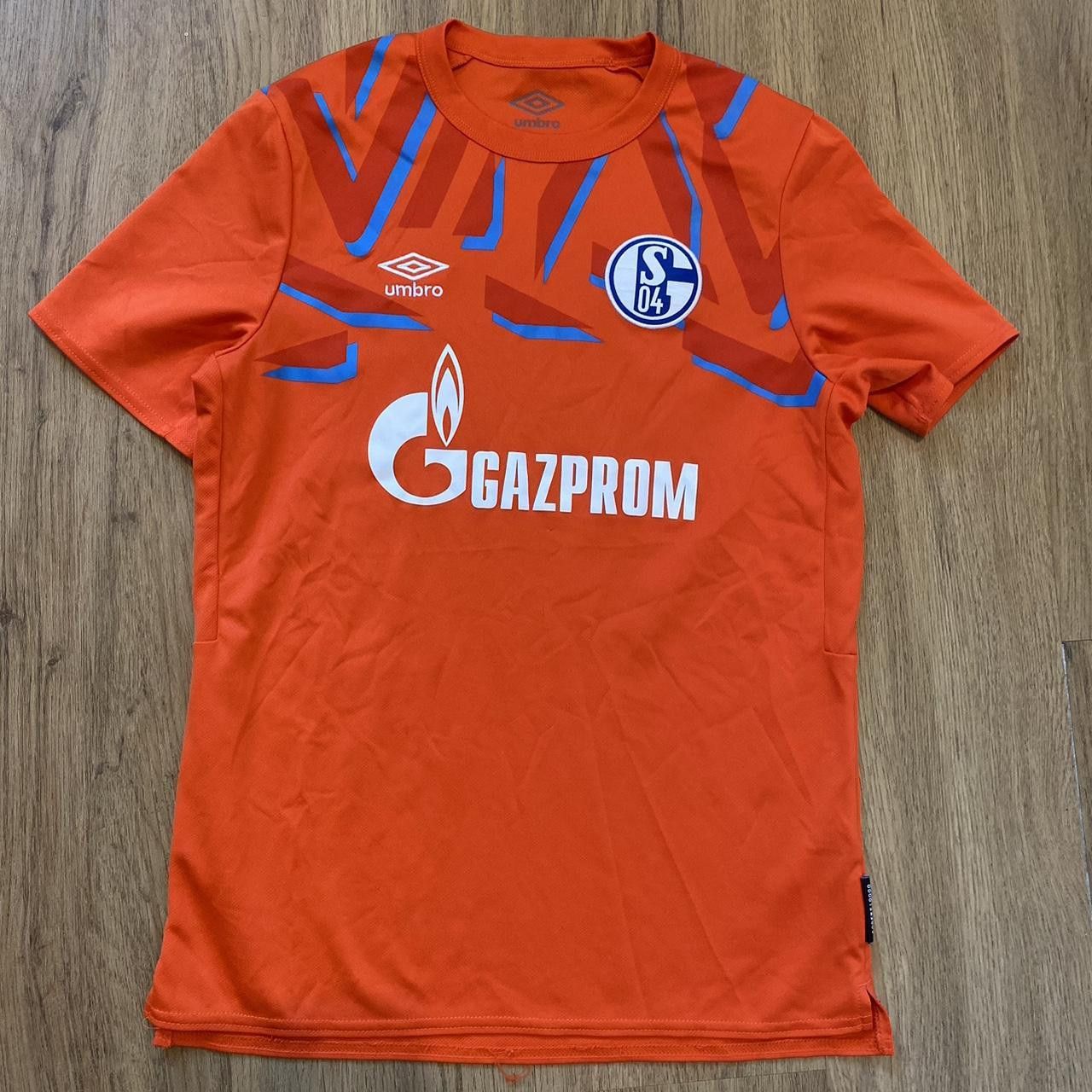 Umbro Schalke GazProm Football Shirt Bundesliga Size US S / EU 44-46 / 1 - 1 Thumbnail