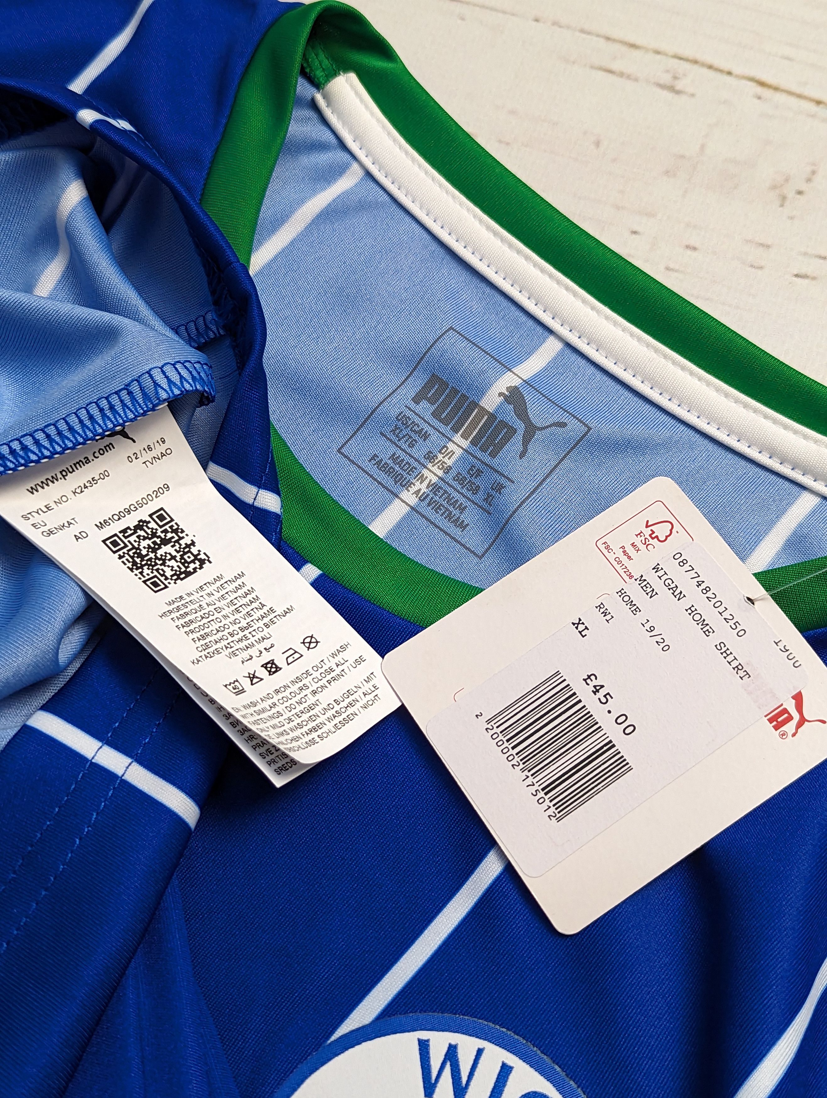 Puma Puma Wigan Athletic FC t-shirt Size US XL / EU 56 / 4 - 6 Thumbnail