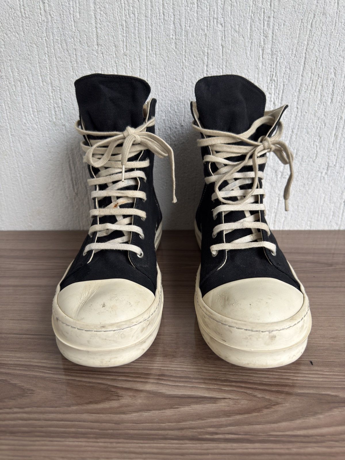 Rick Owens Drkshdw Canvas drkshdw Ramones Size US 10.5 / EU 43-44 - 6 Thumbnail