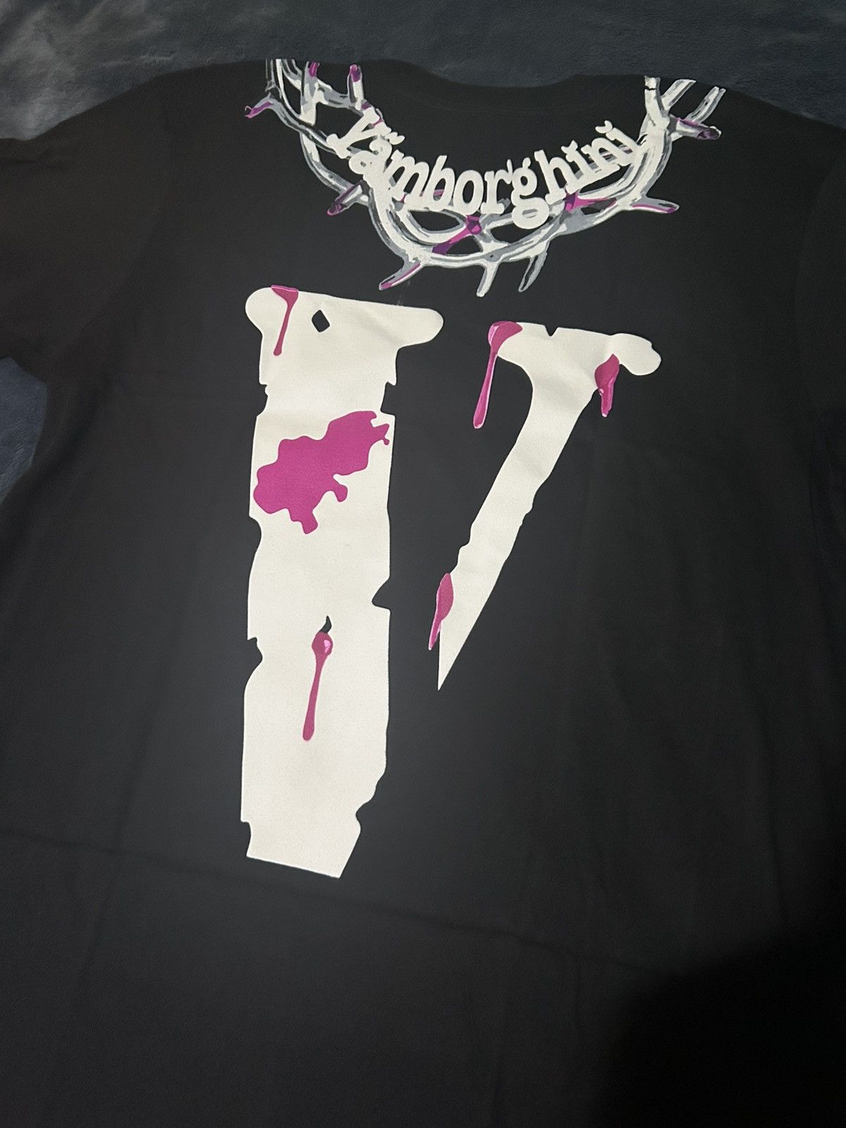 A$AP Rocky × Vlone Vlone x Yam’s Day Jesus Piece Black T-Shirt XL Size US XL / EU 56 / 4 - 4 Thumbnail