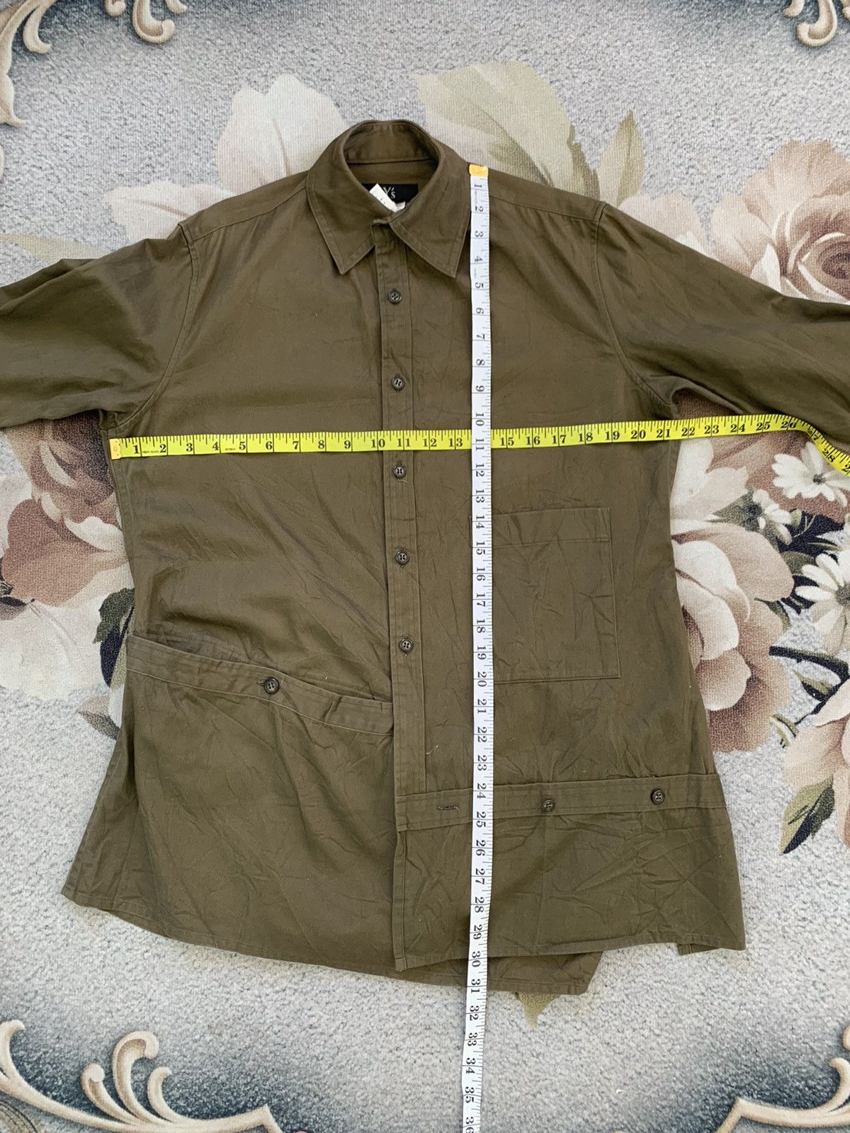 Yohji Yamamoto Y's Yohji Yamamoto Military Girth Style Shirt Jacket Size US M / EU 48-50 / 2 - 16 Thumbnail