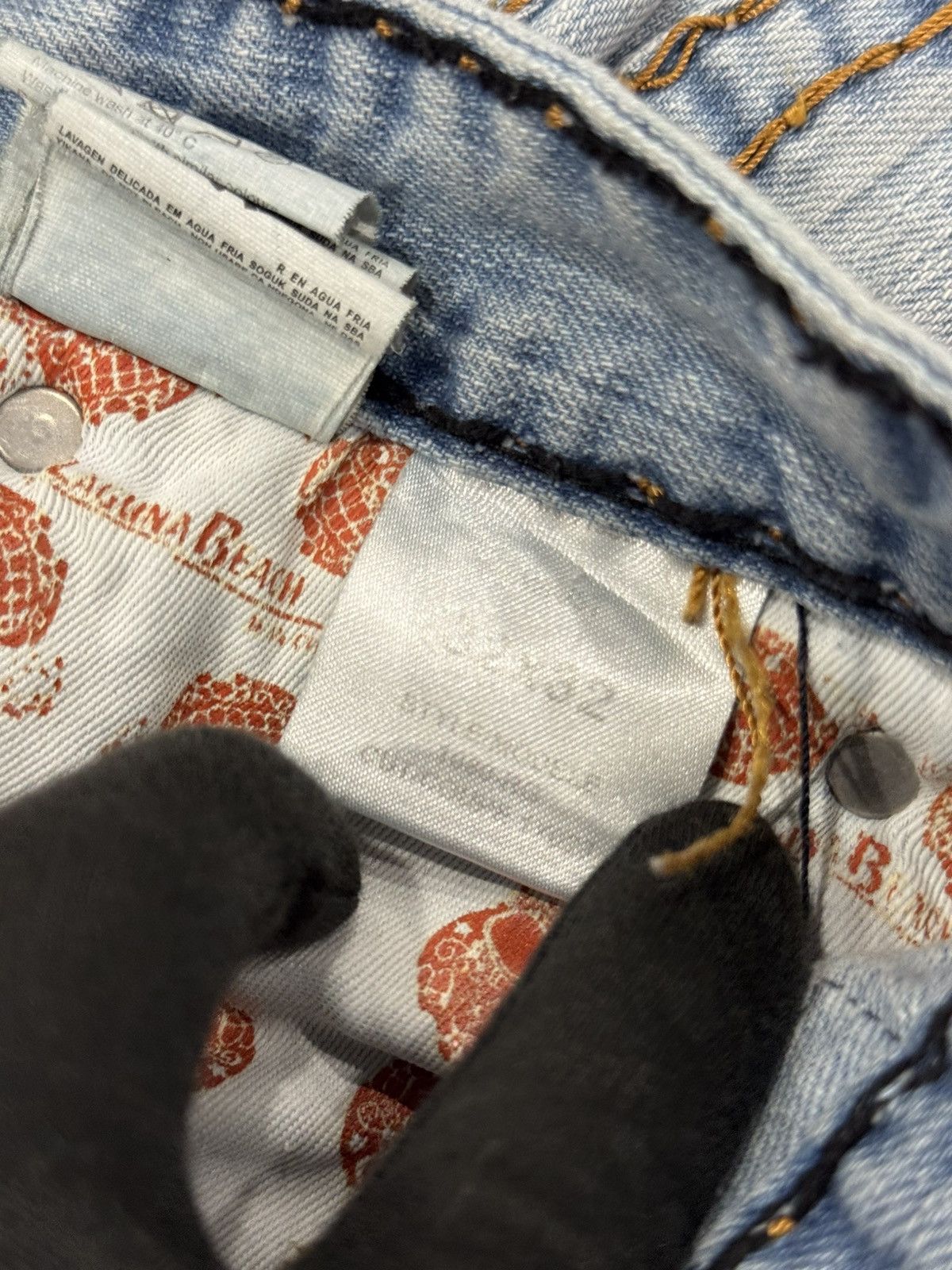 Vintage Vintage Y2K Laguna Beach Jean Co. Heavy Fat Stitch Denims Size US 32 / EU 48 - 11 Thumbnail