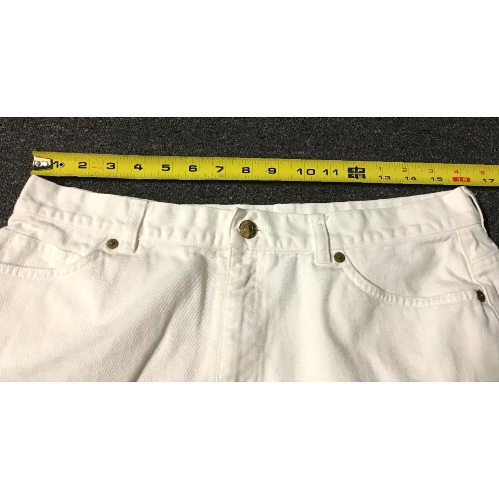 Polo Ralph Lauren VINTAGE Polo Ralph Lauren Shorts Women 12 White Sailing Nautical 90s Beach USA Size 34" / US 12 / IT 48 - 5 Thumbnail