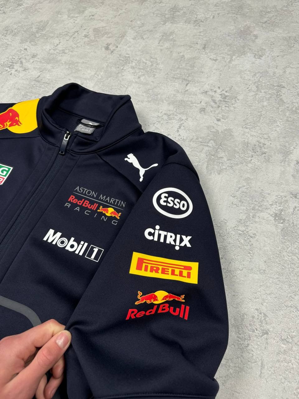 Puma × Red Bull Puma Red Bull Racing F1 Men's Team Full Zip Lightweight Size US XL / EU 56 / 4 - 9 Thumbnail