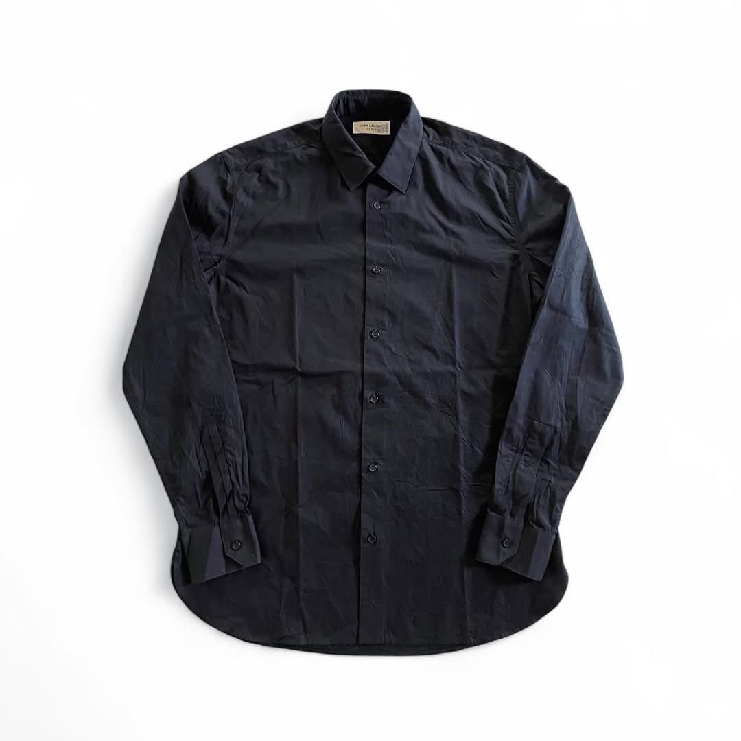Saint Laurent Paris ⚡️QUICK SALE⚡️Saint Laurent Hedi Slimane Black Shirt Size US L / EU 52-54 / 3 - 1 Thumbnail