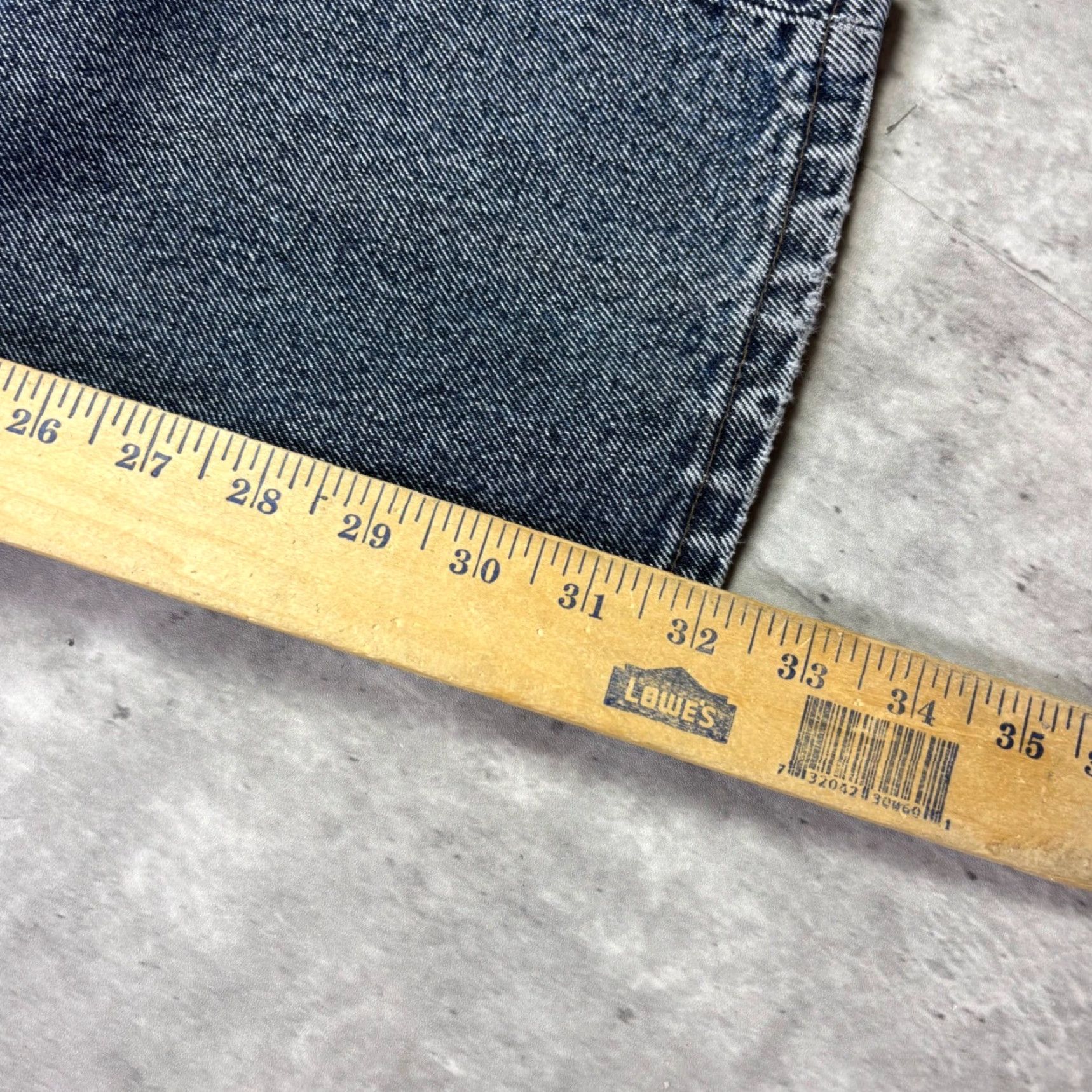 Levi's VINTAGE Levi's 550 Jeans Slim Relaxed Tapered Fit 38x32 Blue Denim USA 90s Mens Size US 38 / EU 54 - 5 Thumbnail
