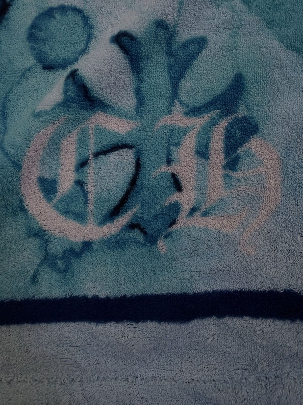 Chrome Hearts Chrome Hearts Blue Script Cross Logo Beach Towel Blanket Size ONE SIZE - 2 Thumbnail