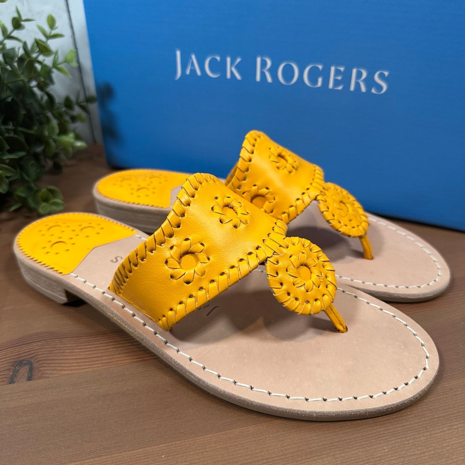 Jack Rogers Jack Rogers Jack Whipstitch Flat Sandals Size 6.5 $128 Size US 6.5 / IT 36.5 - 3 Thumbnail