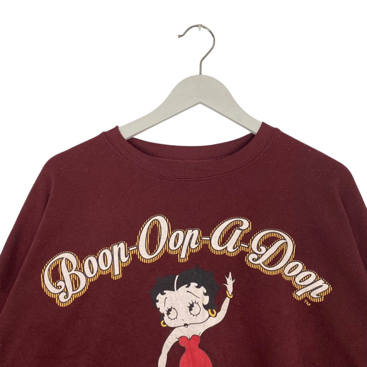Other Vintage Betty Boop Printed Crewneck Sweatshirt Red Size LL Size US L / EU 52-54 / 3 - 4 Thumbnail