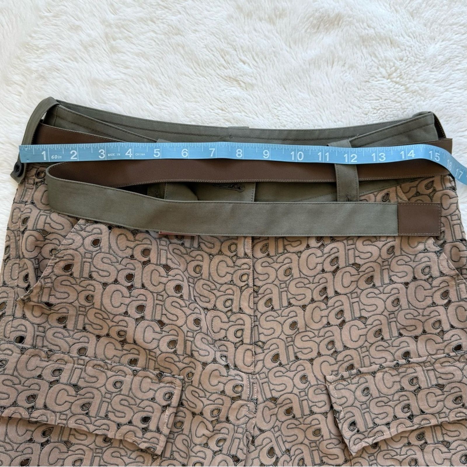 Sacai SACAI women two pieces costume size 2 or M Authentic 3800$ Size 30" / US 8 / IT 44 - 7 Thumbnail