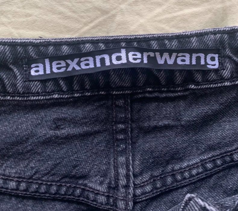 Alexander Wang Alexander Wang High-Waist Denim Shorts- Size 28" / US 6 / IT 42 - 3 Thumbnail