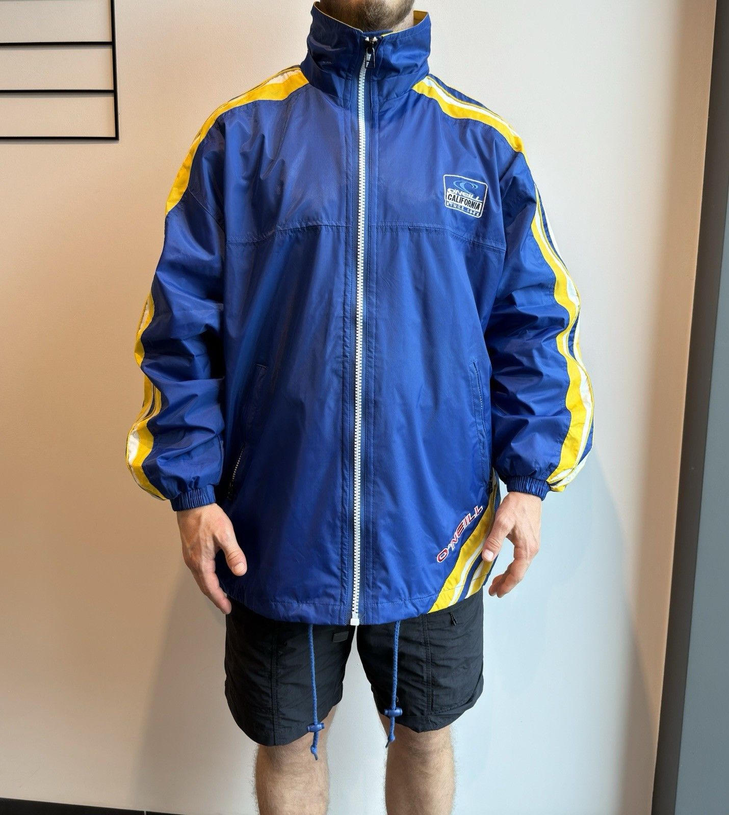 O'Neill Vintage 90s O'neill Men Santa Cruz Jacket Surf Skateboard Size US M / EU 48-50 / 2 - 2 Thumbnail