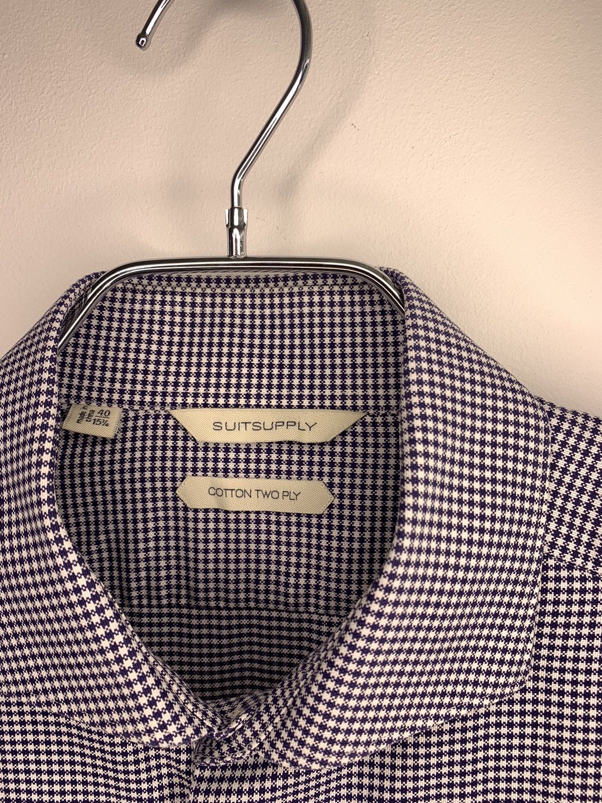 Designer × Suitsupply Suitsupply Cotton Two Ply Shirt Size US M / EU 48-50 / 2 - 5 Thumbnail