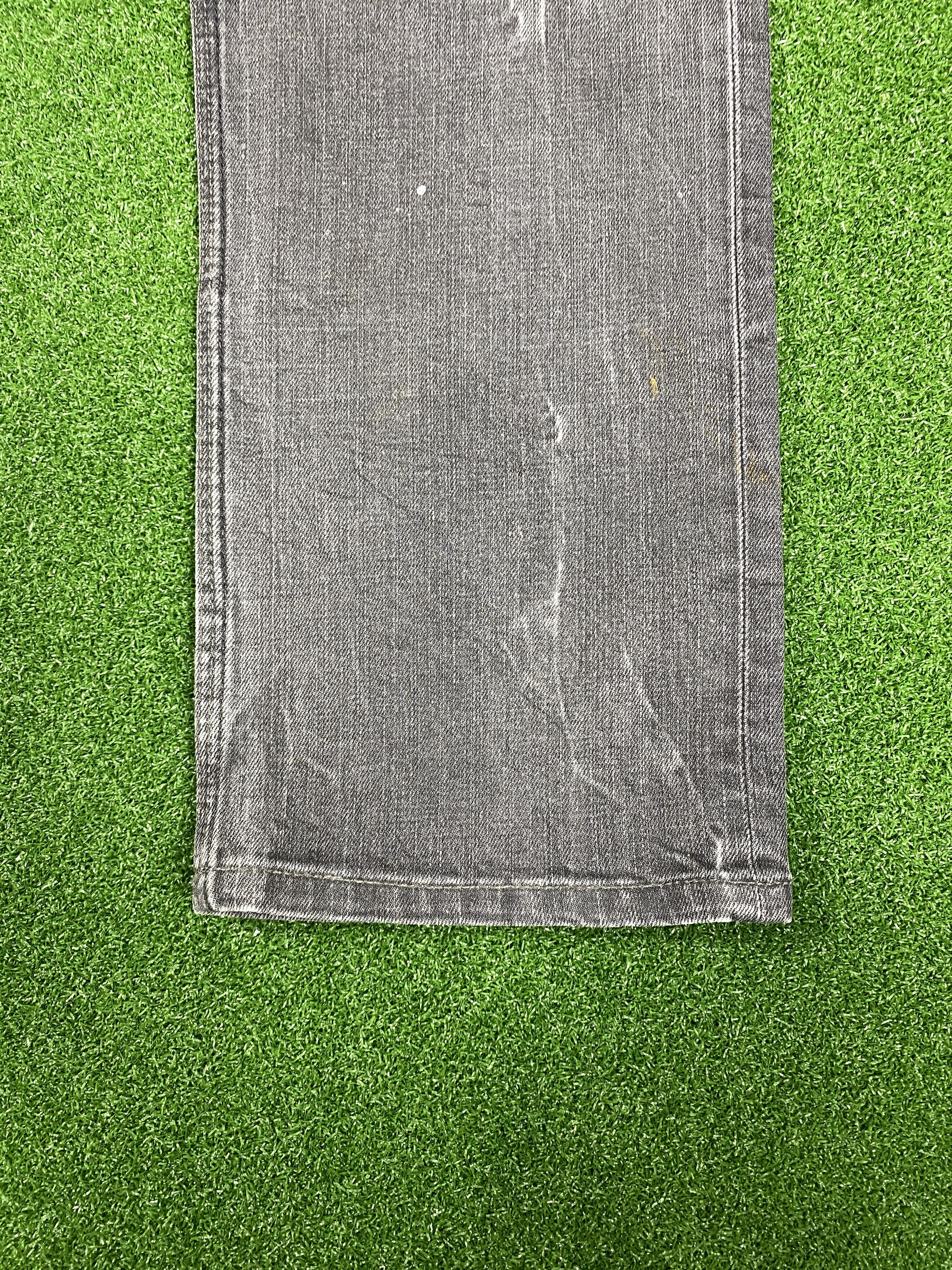 Japanese Brand Vintage Back Number Cargo Faded Black Jeans CP0047 Size US 32 / EU 48 - 5 Thumbnail