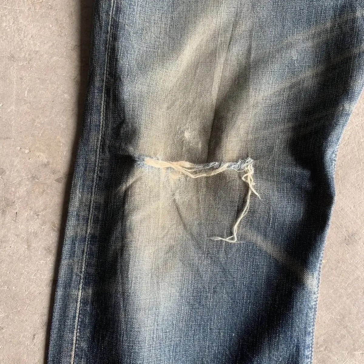 Levi's Levi’s 503XX Jeans Mudwash 32x31 Distressed Denim Pants Size US 32 / EU 48 - 6 Thumbnail