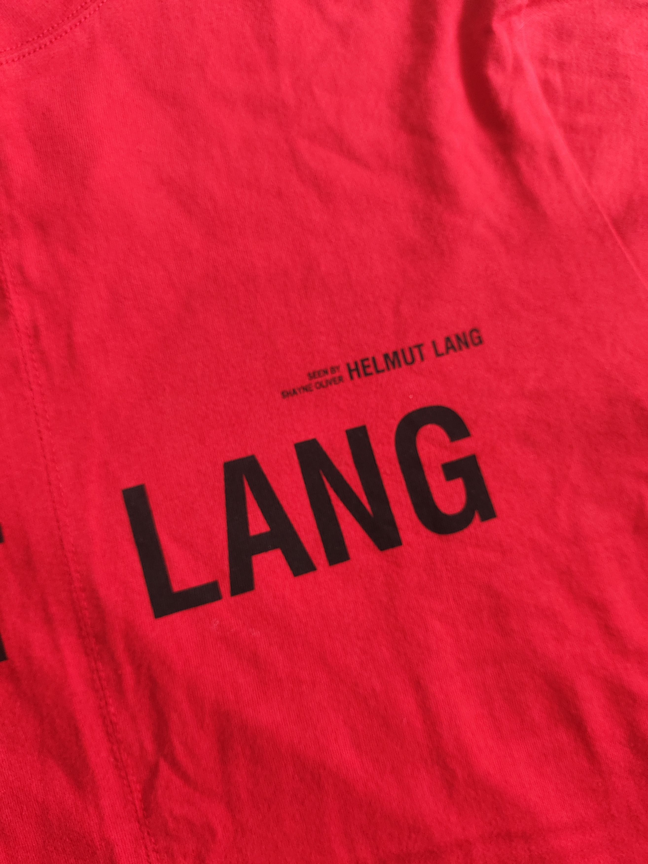 Helmut Lang SS18 shayne oliver design slogan shirt Size US L / EU 52-54 / 3 - 2 Thumbnail