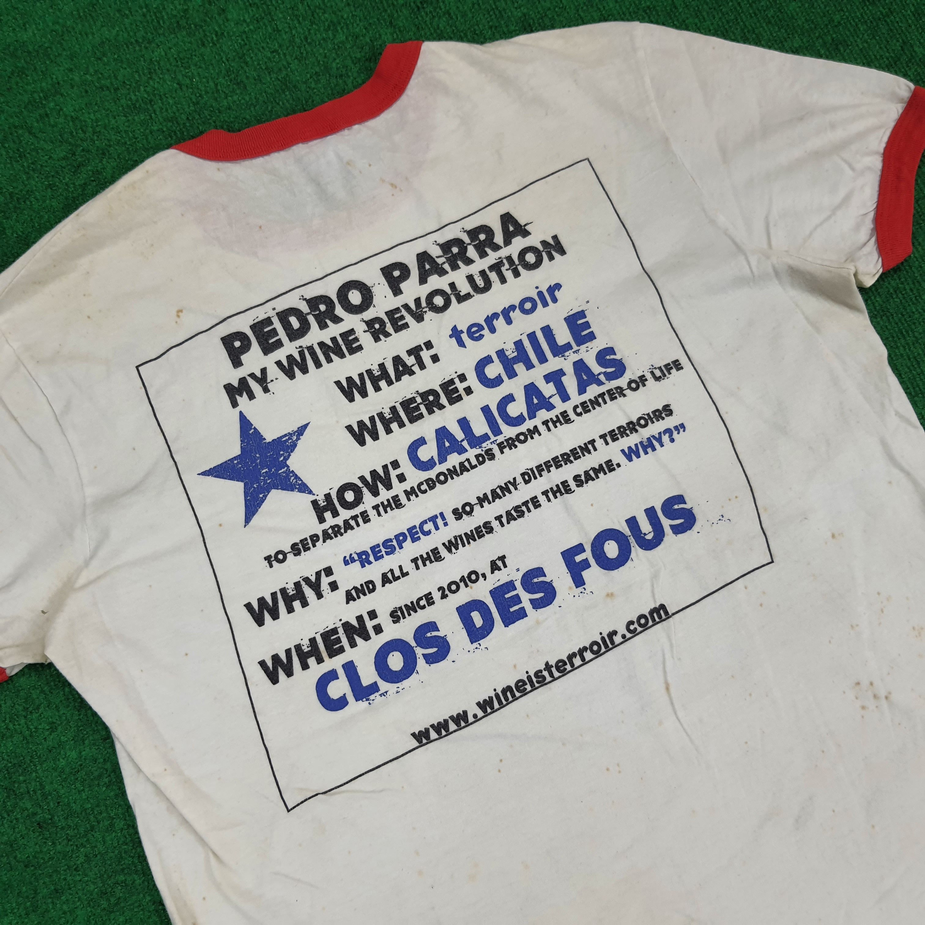 Band Tees × Vintage Vintage Pedro Parra Terroir T-shirt Size US L / EU 52-54 / 3 - 4 Thumbnail