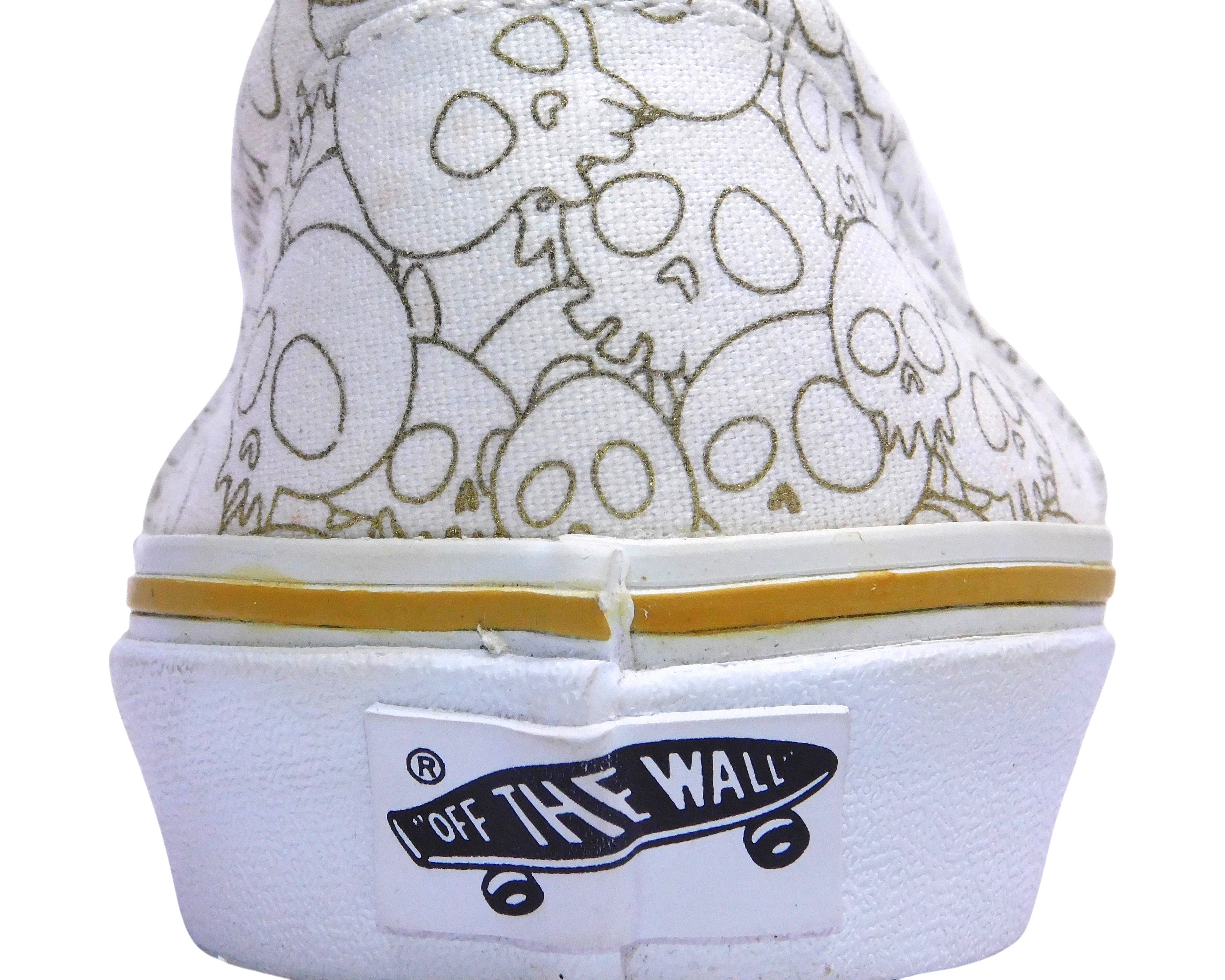 Takashi Murakami × Vans Vans Takashipom white and gold slip-on Size US 10.5 / IT 40.5 - 4 Thumbnail