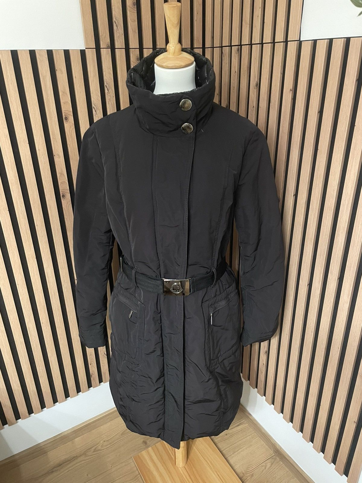 Moncler Moncler Coat Women Tg 5 Romey Black Size L / US 10 / IT 46 - 1 Thumbnail