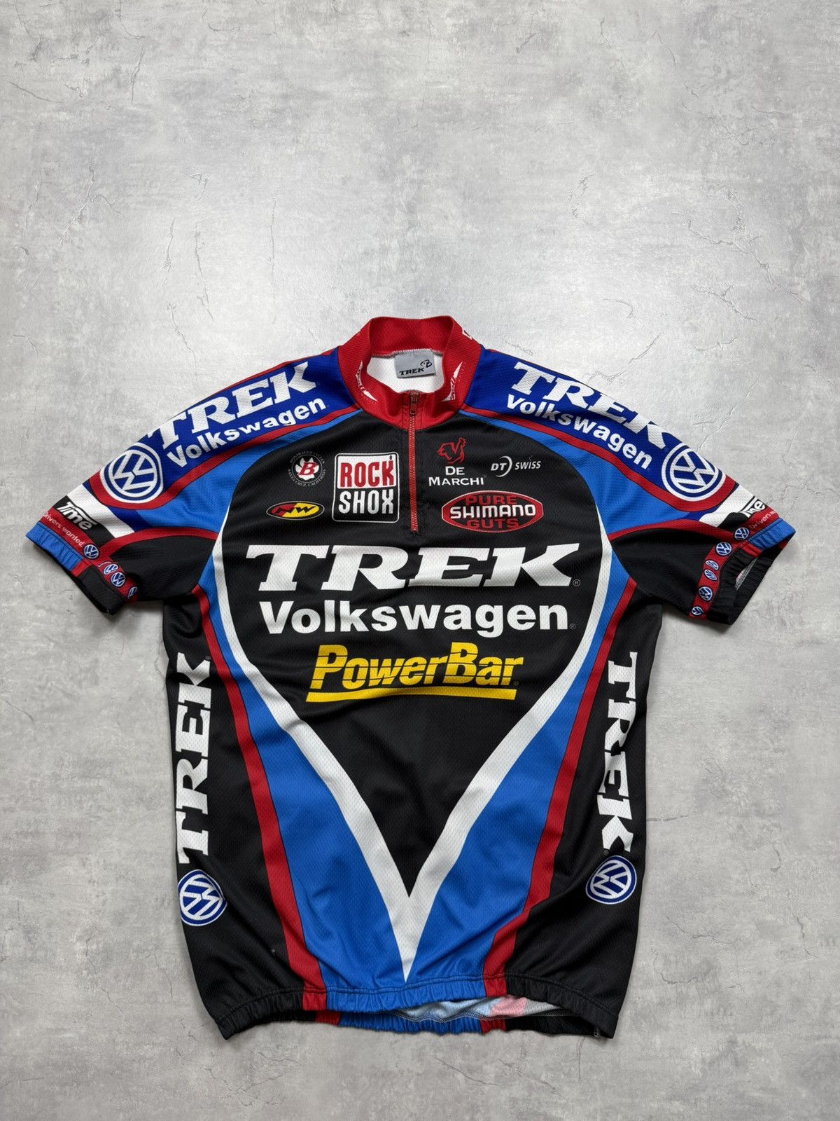 Vintage Vintage Trek Volkswagen 90s Cycling Shirt Size US L / EU 52-54 / 3 - 1 Thumbnail