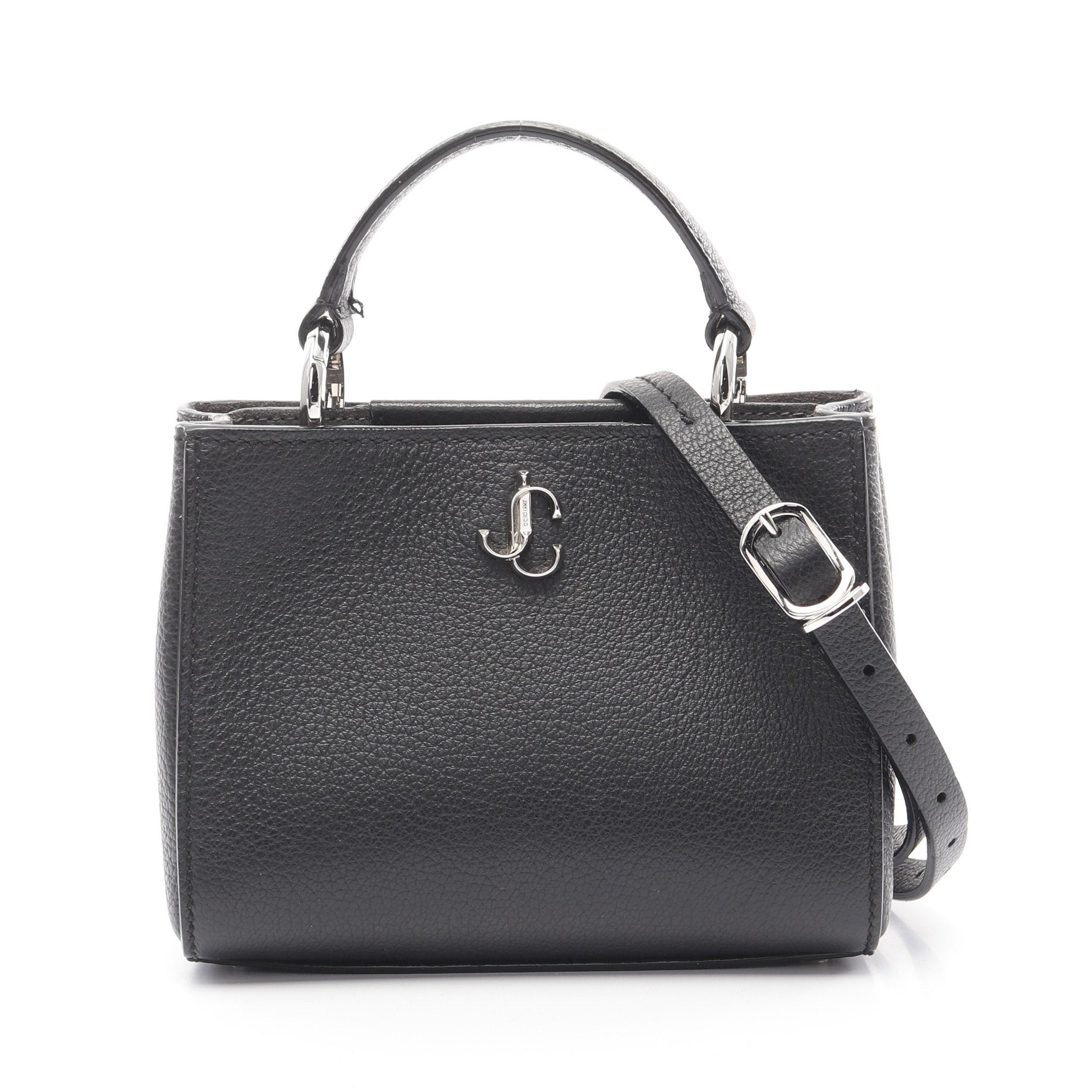 Jimmy Choo Varennes Mini Handbag Leather Black
