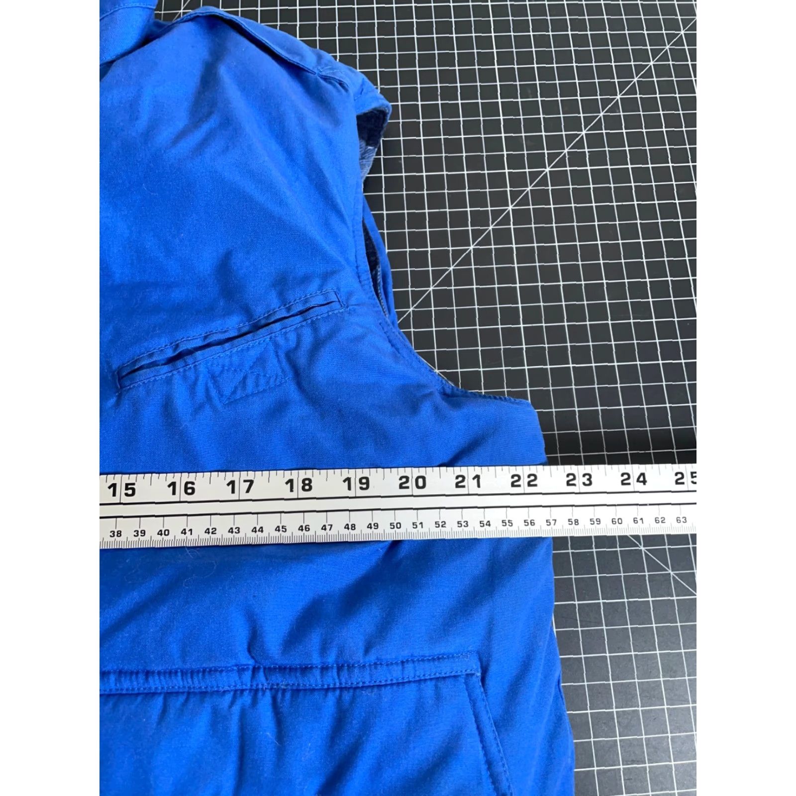 Vintage VTG 90s Expeditions Vest Puffer Lined Flannel Hooded Zip Up Adult Large Blue Mens Size US L / EU 52-54 / 3 - 5 Thumbnail