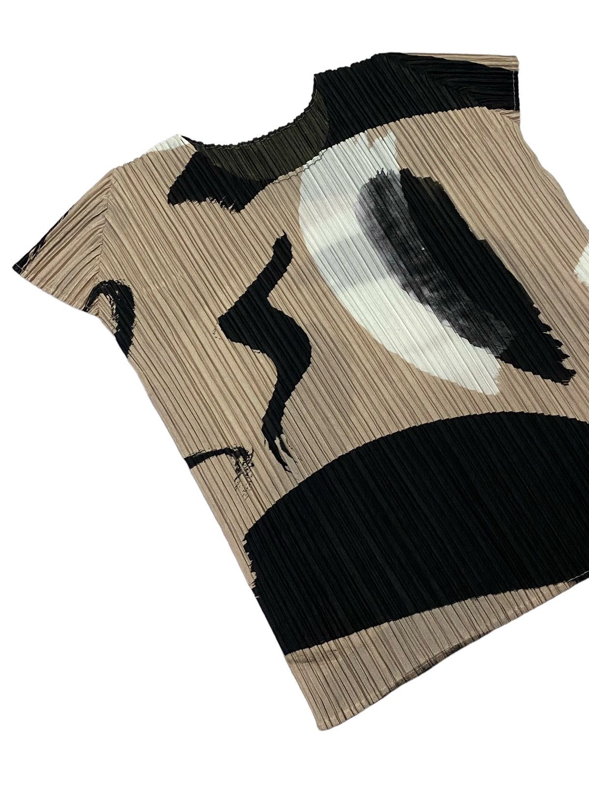 Pleats Please Issey Miyake Pleats Please Issey Miyake Pleated Abstract Print Plisse Top Size M / US 6-8 / IT 42-44 - 12 Thumbnail