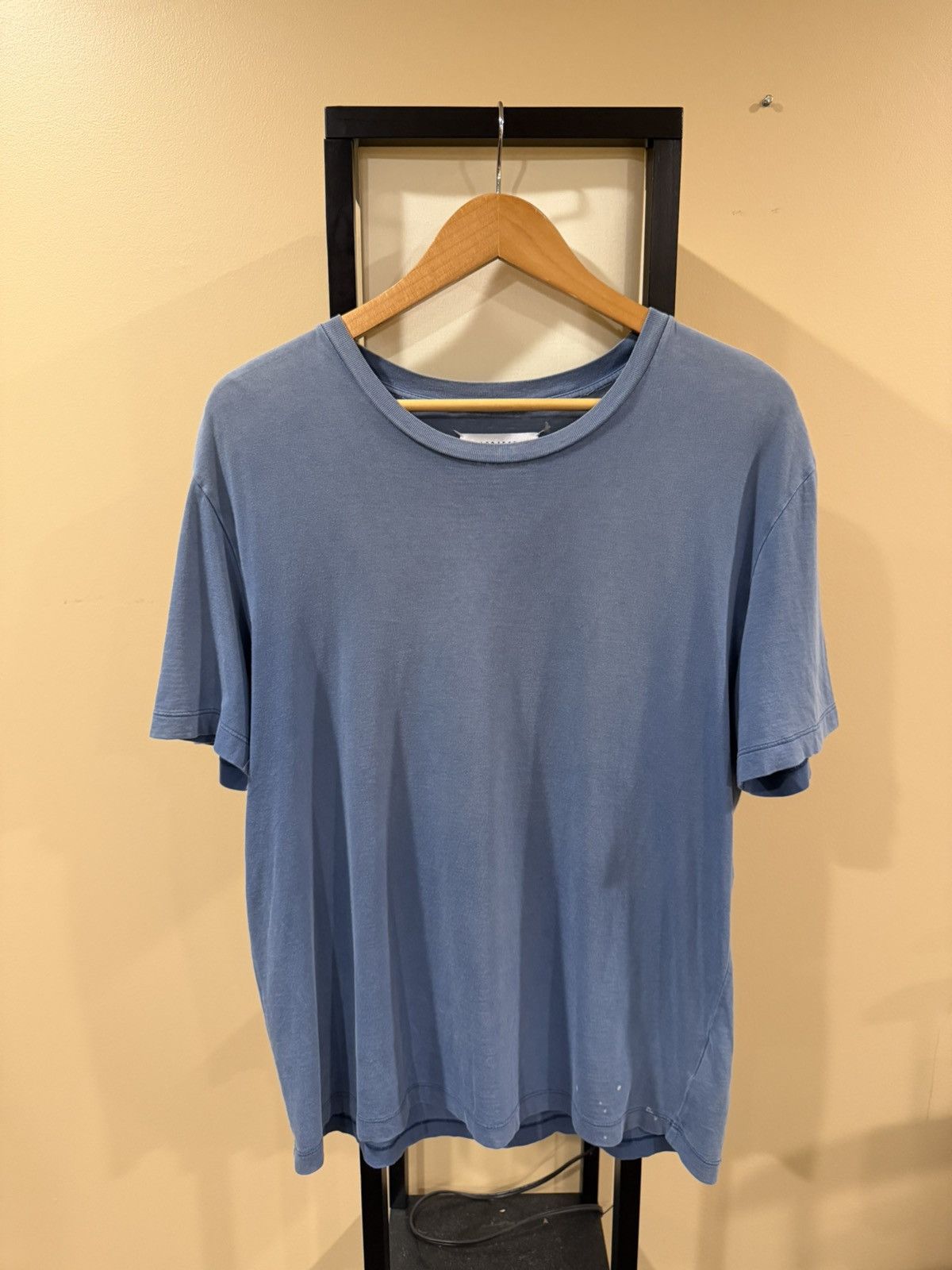 Maison Margiela Maison Margiela Replica Logo Faded Blue Oversized T-Shirt Size US S / EU 44-46 / 1 - 4 Thumbnail