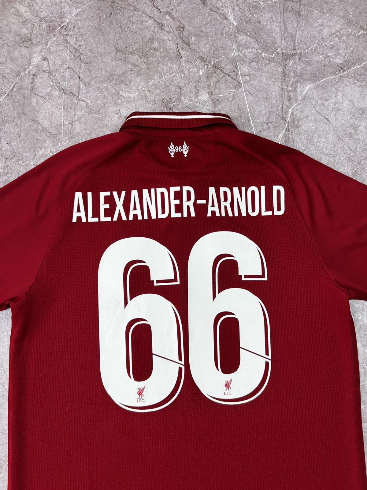 New Balance Vintage Liverpool soccer jersey size M 66 Alexander-Arnold Size US M / EU 48-50 / 2 - 10 Thumbnail