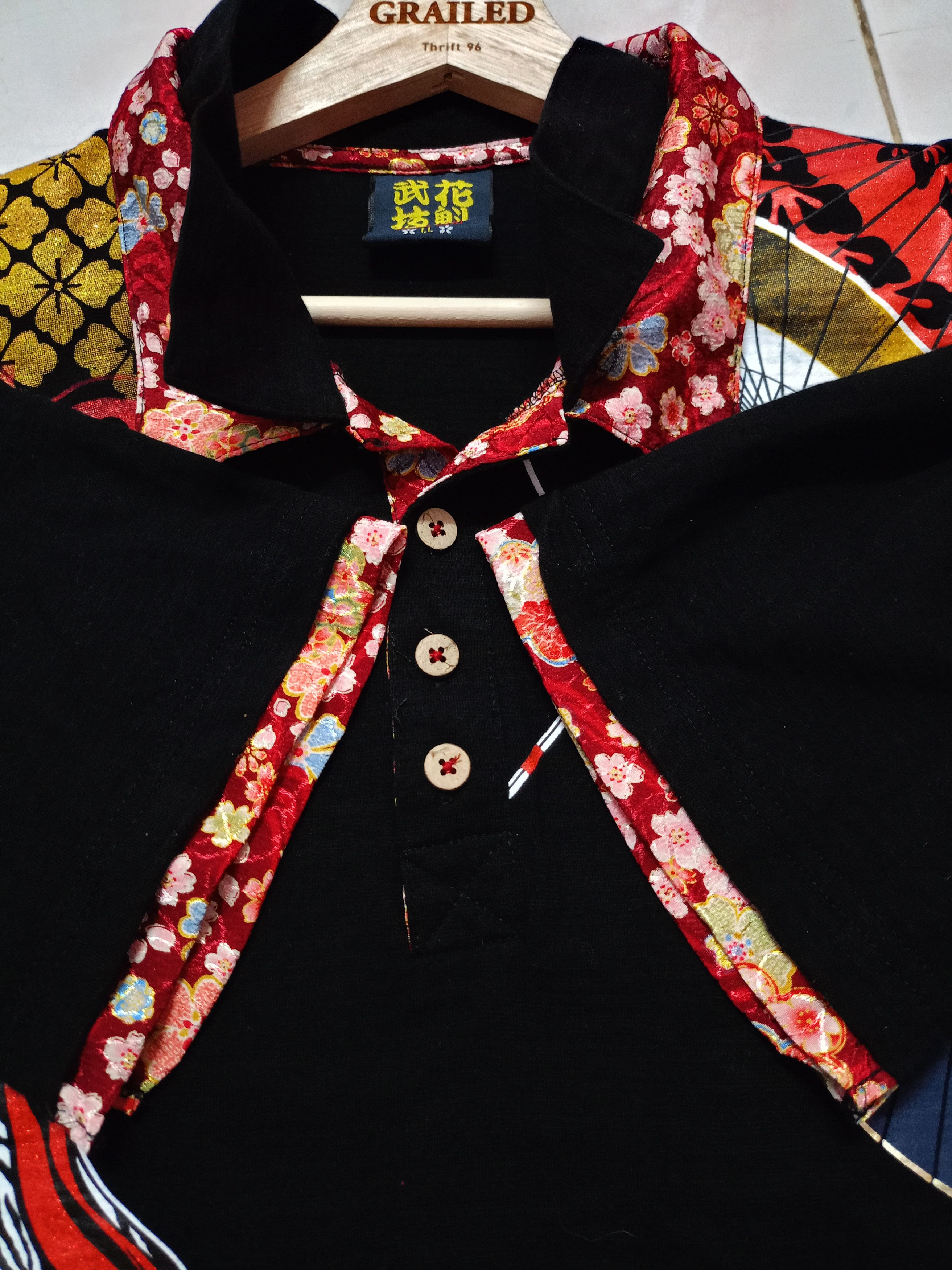 Japanese Brand 💥 polo Double koler sukajan X vintage Japan💥 Size US L / EU 52-54 / 3 - 5 Thumbnail