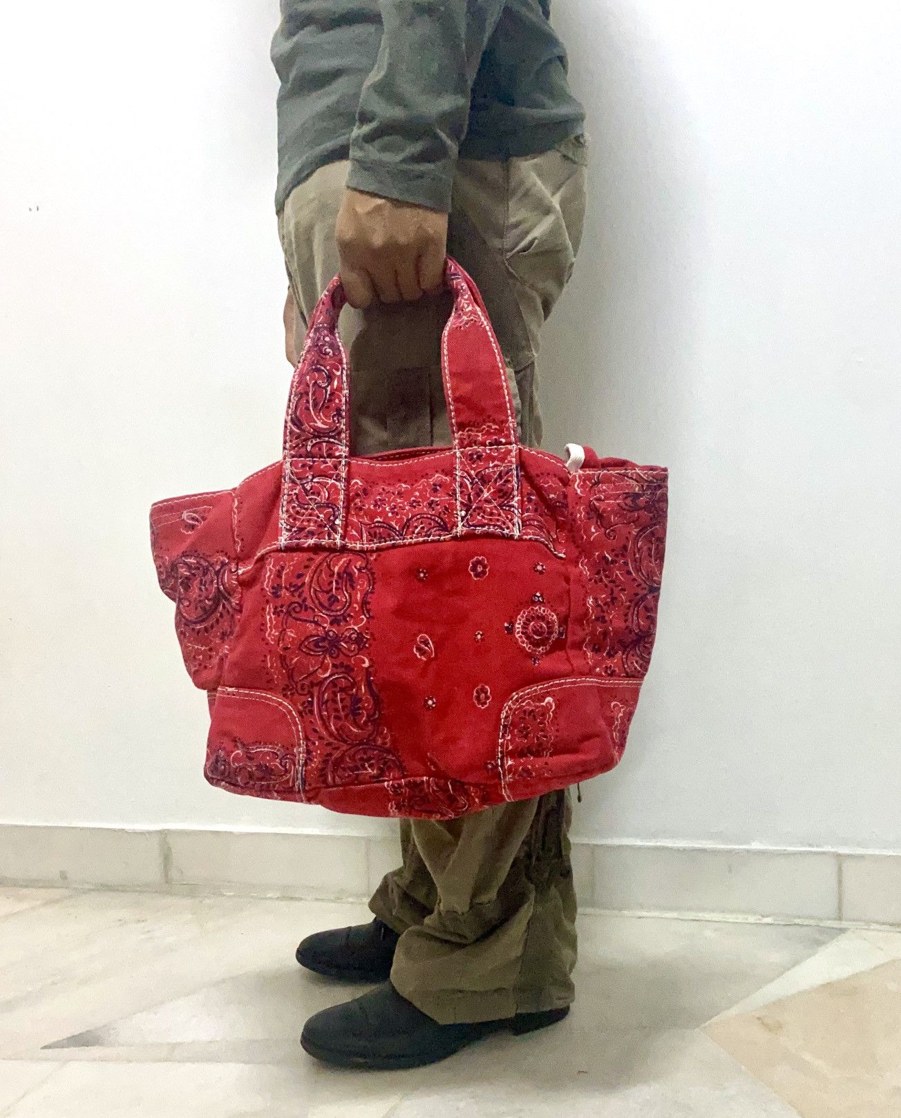 45rpm 45rpm Paisley Tote bag kiro hirata(KAPITAL) era Size ONE SIZE - 11 Thumbnail