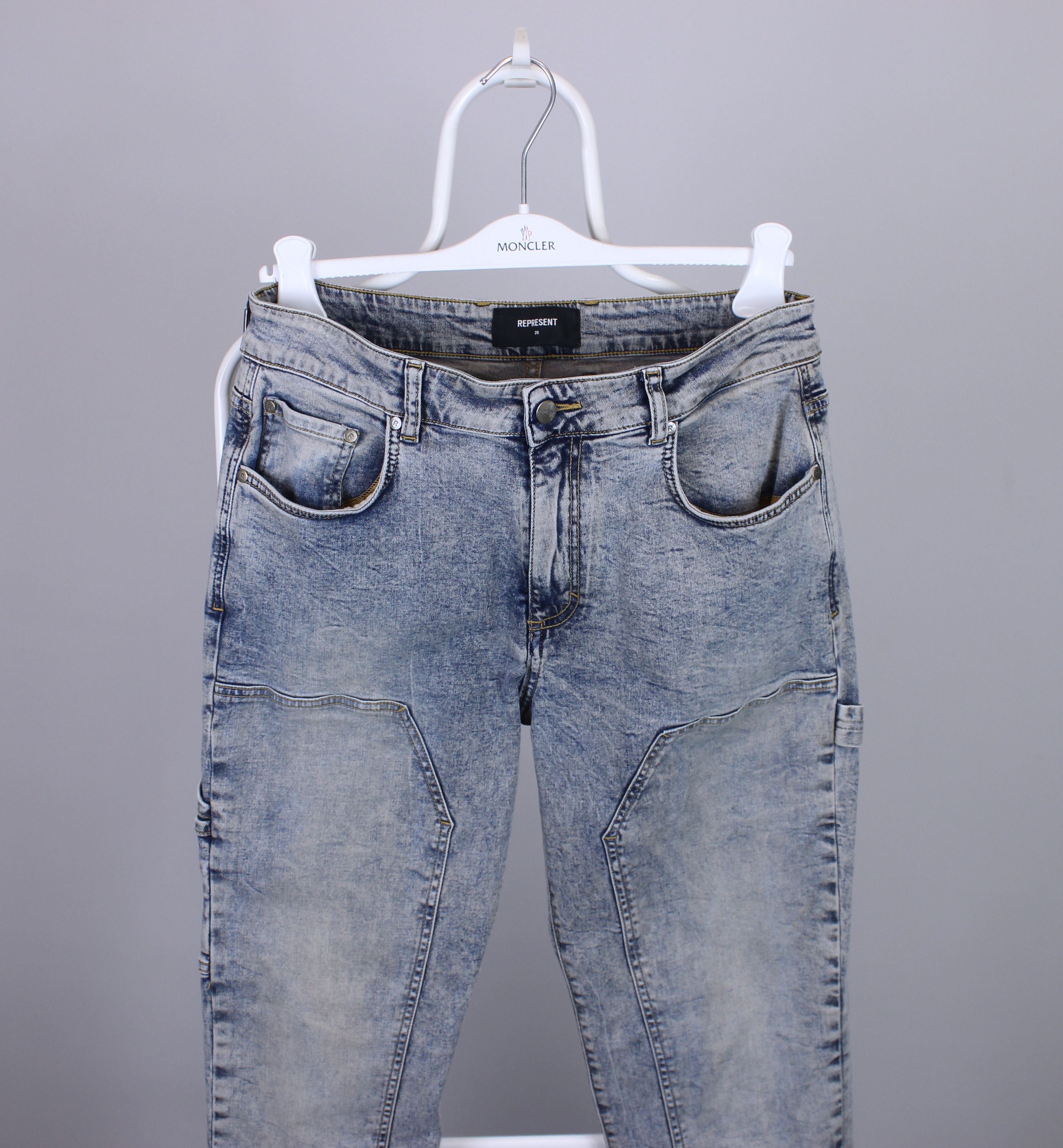 Represent Clo. Represent Clo denim jeans men 29 blue light Size US 29 - 1 Thumbnail