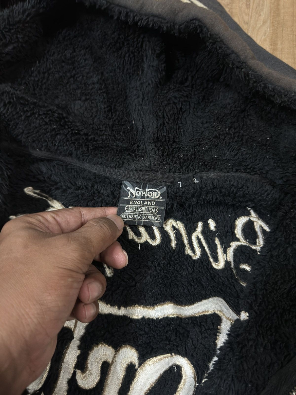 If Six Was Nine × Norton NORTON EMBROIDERY SHERPA HOODIE Size US M / EU 48-50 / 2 - 4 Thumbnail