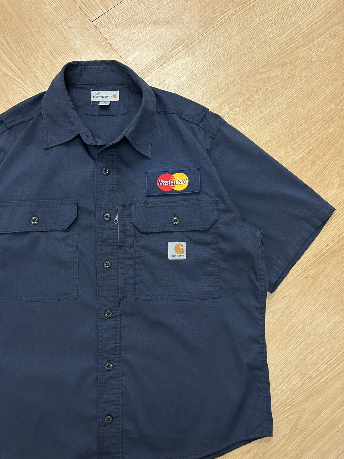 Carhartt Rare Carhartt mastercard workshirt Size US M / EU 48-50 / 2 - 2 Thumbnail