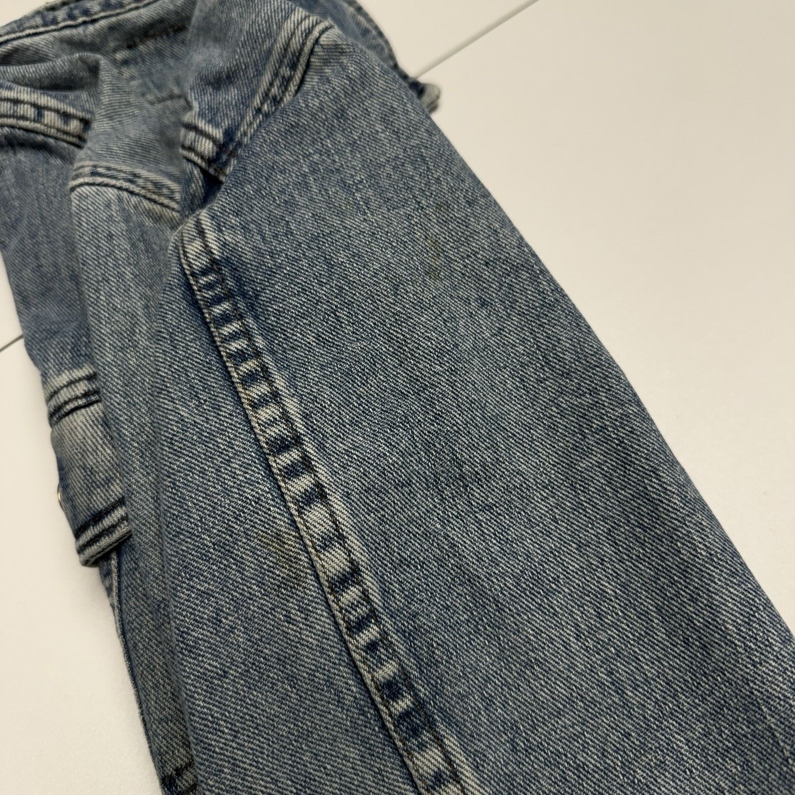 Lee Vintage Lee Riveted Denim Trucker Jacket Mens Small 21x24 Size US S / EU 44-46 / 1 - 5 Thumbnail