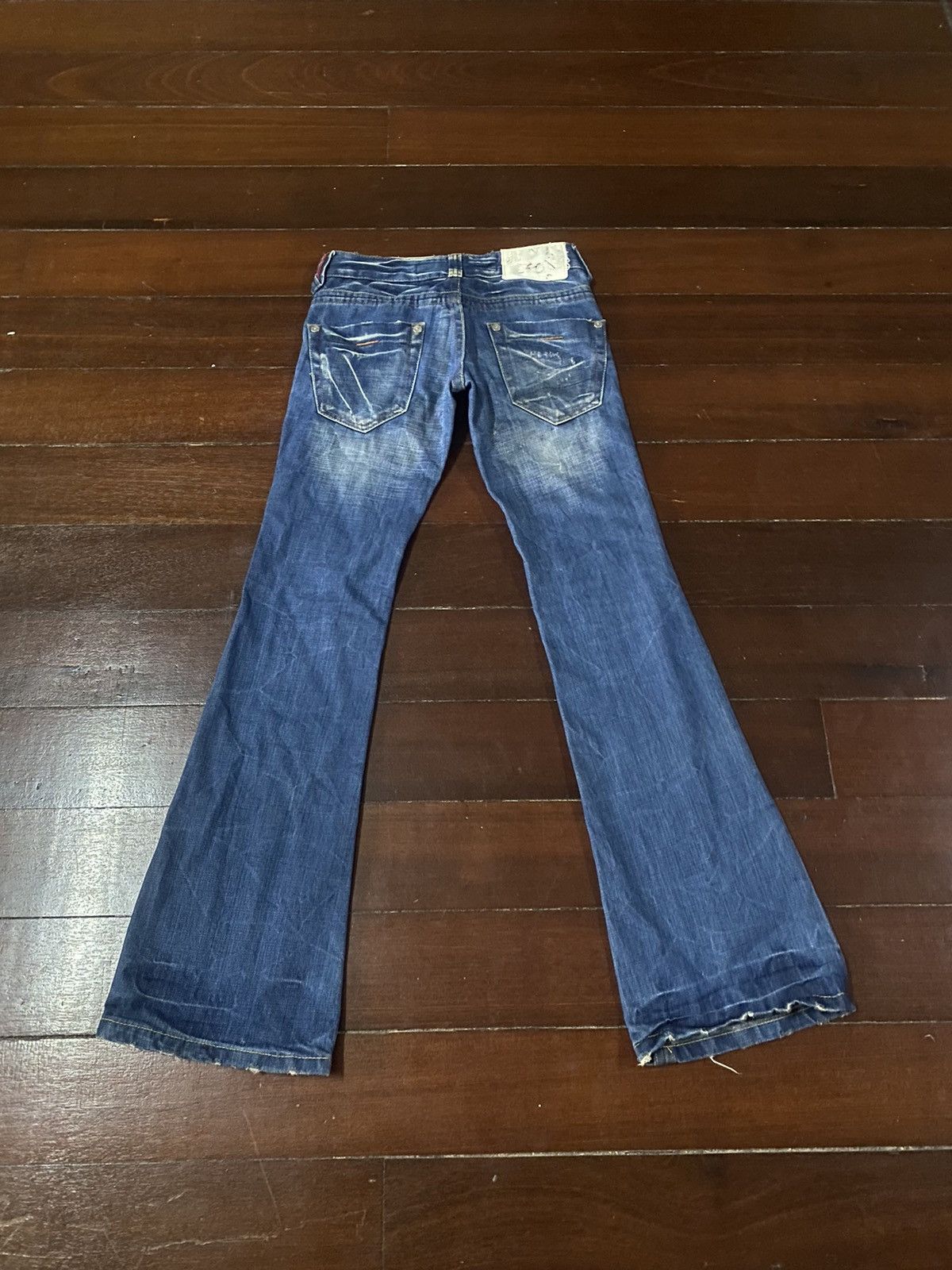 Designer FIRE DRIVE JEANS BOOT CUT WIDE LEG BAGGY Size 30" / US 8 / IT 44 - 13 Thumbnail