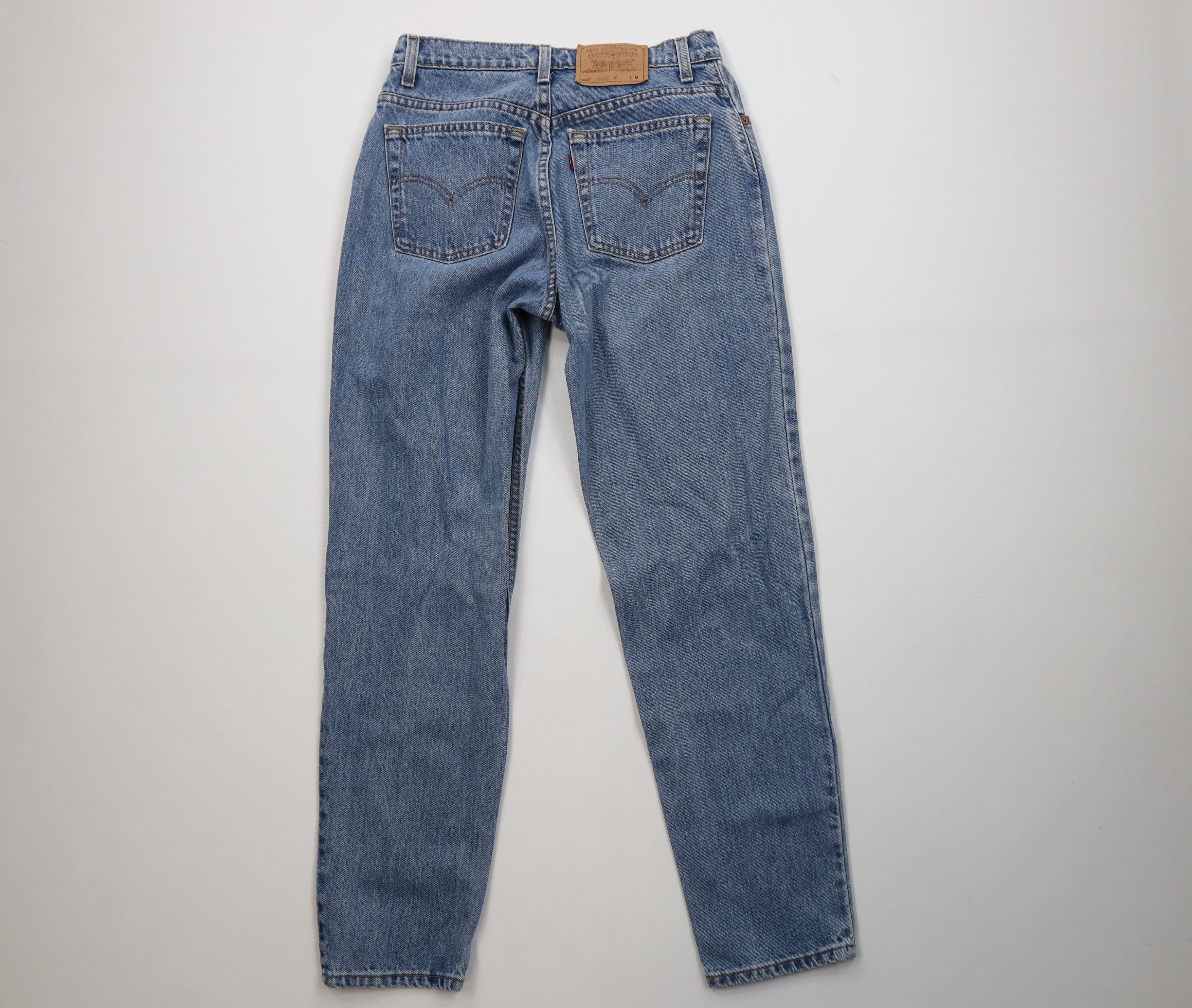 Levi's Vintage 90s Levis 550 Relaxed Tapered Leg Denim Jeans Blue Size 32" / US 10 / IT 46 - 8 Thumbnail