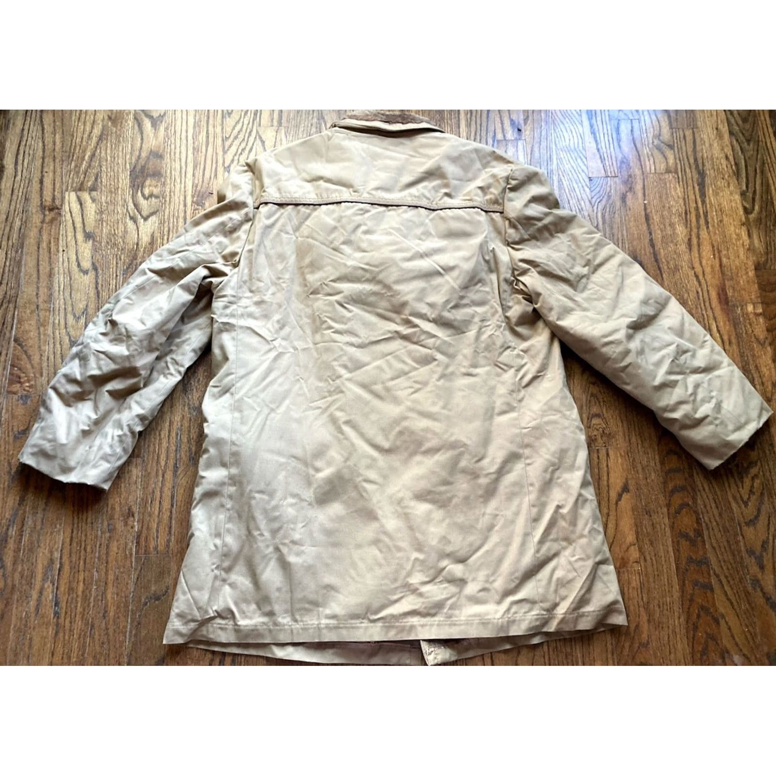 McGregor VINTAGE McGregor Jacket Mens 46L Western Sherpa Faux Fur Lined Coat Beige Jacket Size US S / EU 44-46 / 1 - 6 Thumbnail
