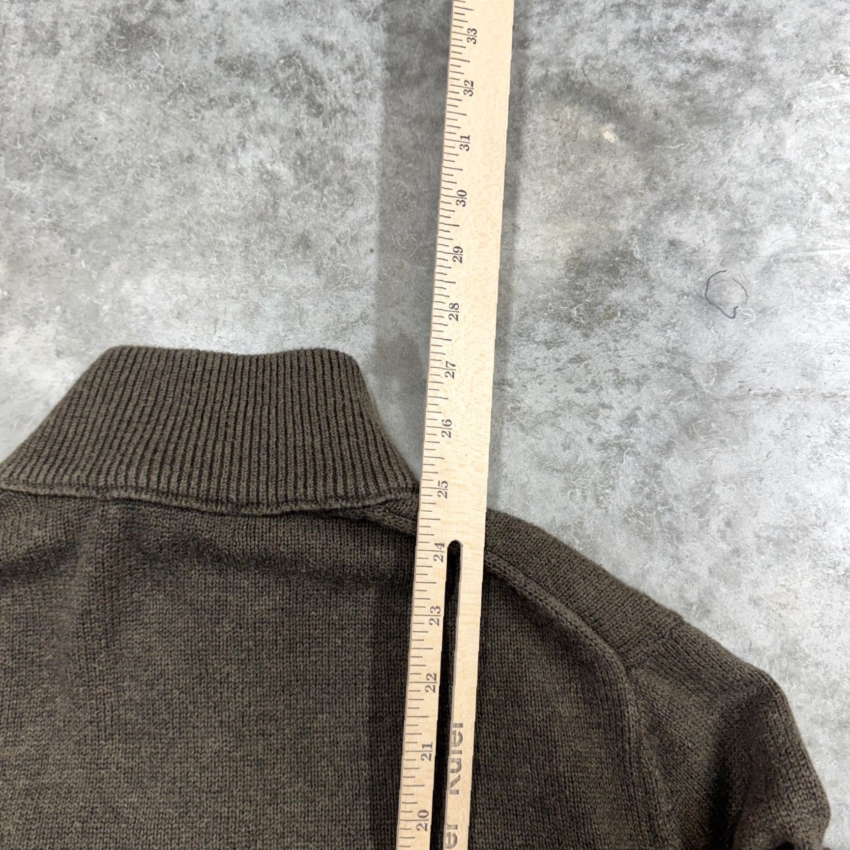 Banana Republic Banana Republic Sweater Mens Medium Brown Mock Neck Pullover Cotton Size US M / EU 48-50 / 2 - 7 Thumbnail