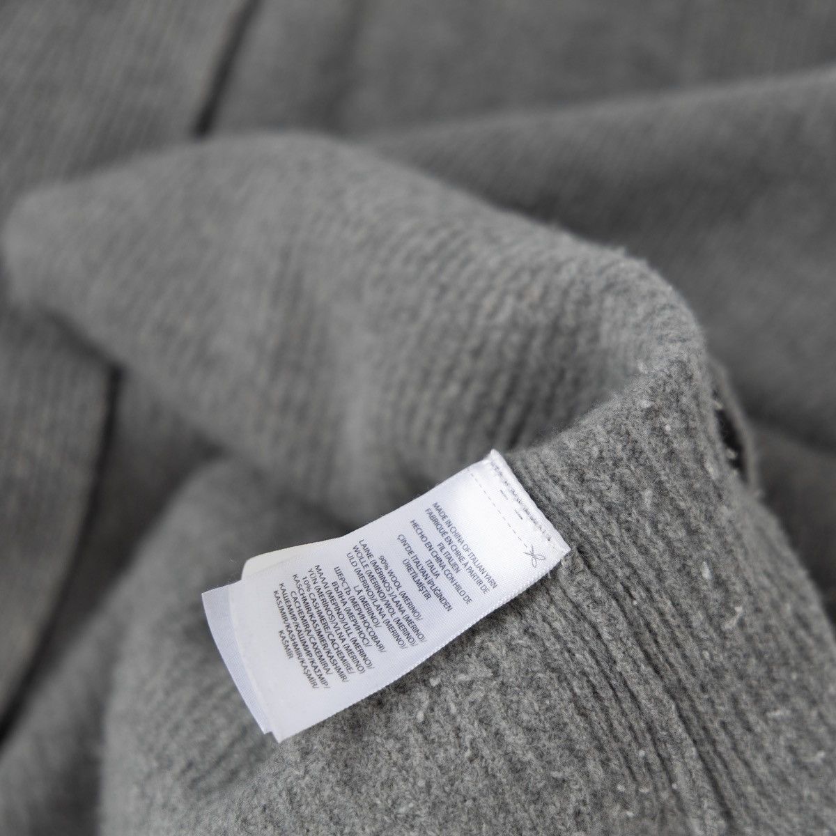 Polo Ralph Lauren Polo Ralph Lauren Womens Gray Wool Cashmere Cardigan Knit Size M / US 6-8 / IT 42-44 - 6 Thumbnail