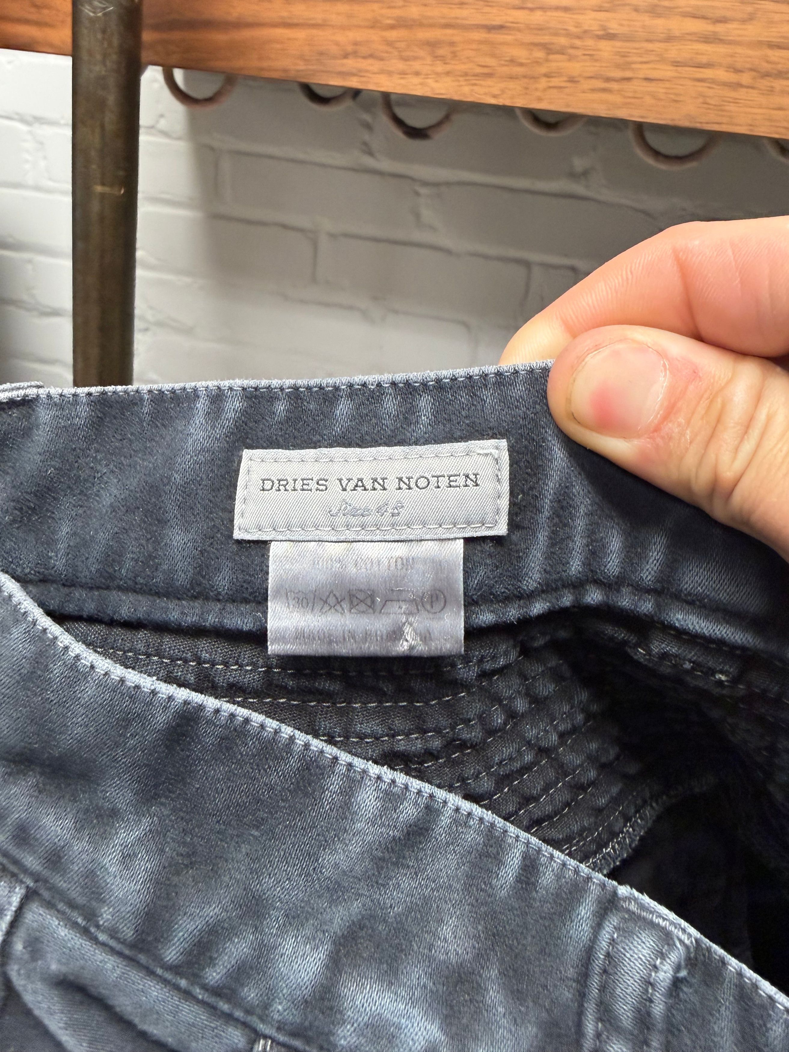 Dries Van Noten Dries Van Noten ‘Rustic Blue’ Biker Denim Size US 32 / EU 48 - 3 Thumbnail