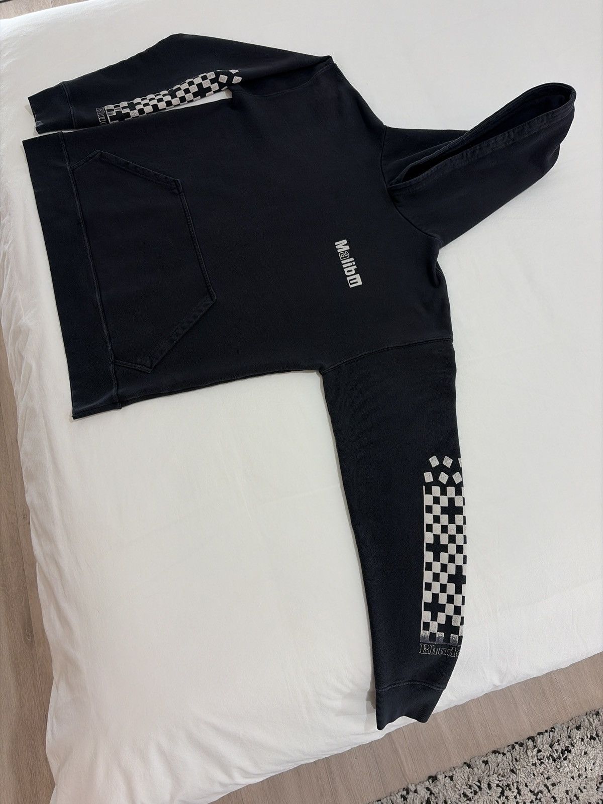Rhude Rhude Malibu Checkered Eagle Logo Hoodie Size US S / EU 44-46 / 1 - 3 Thumbnail