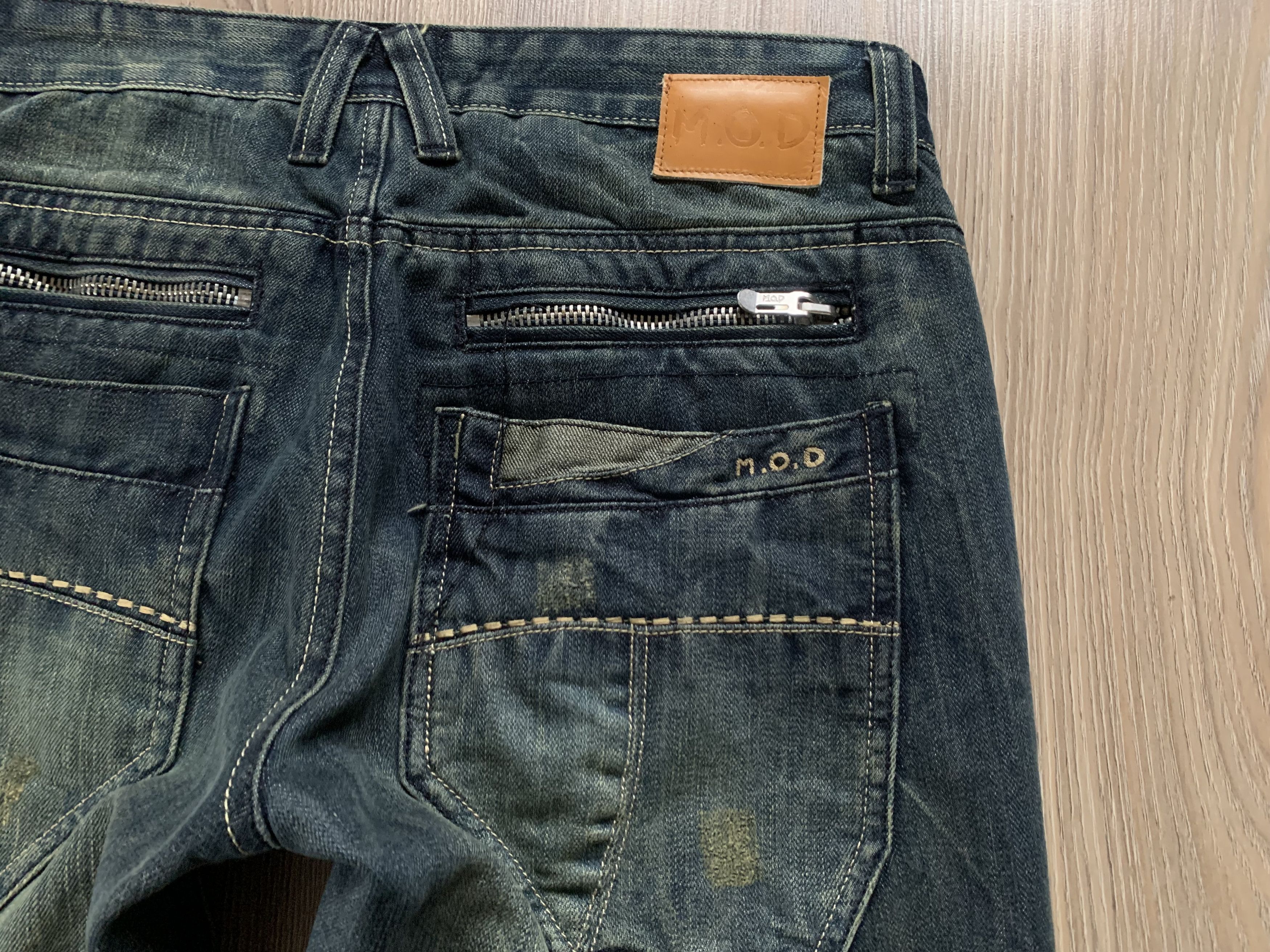 Other Mod Cotton Multi Pocket Miracle Jeans Size US 34 / EU 50 - 7 Thumbnail