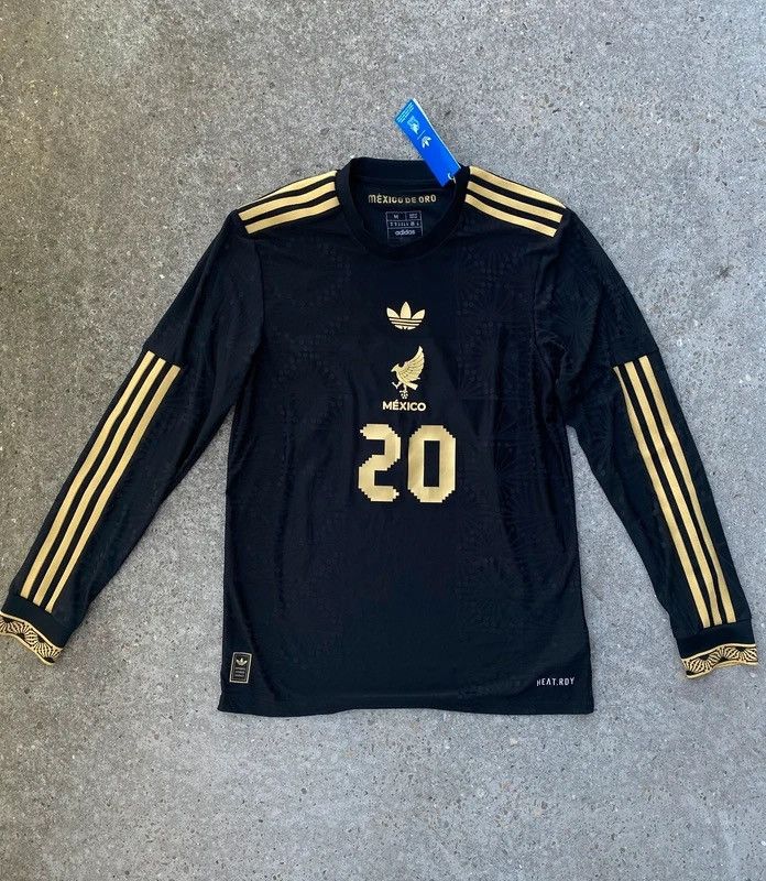 Adidas Authentic Adidas Mexico M.Chavez Long Sleeve T-Shirt Size M Size US M / EU 48-50 / 2 - 2 Thumbnail