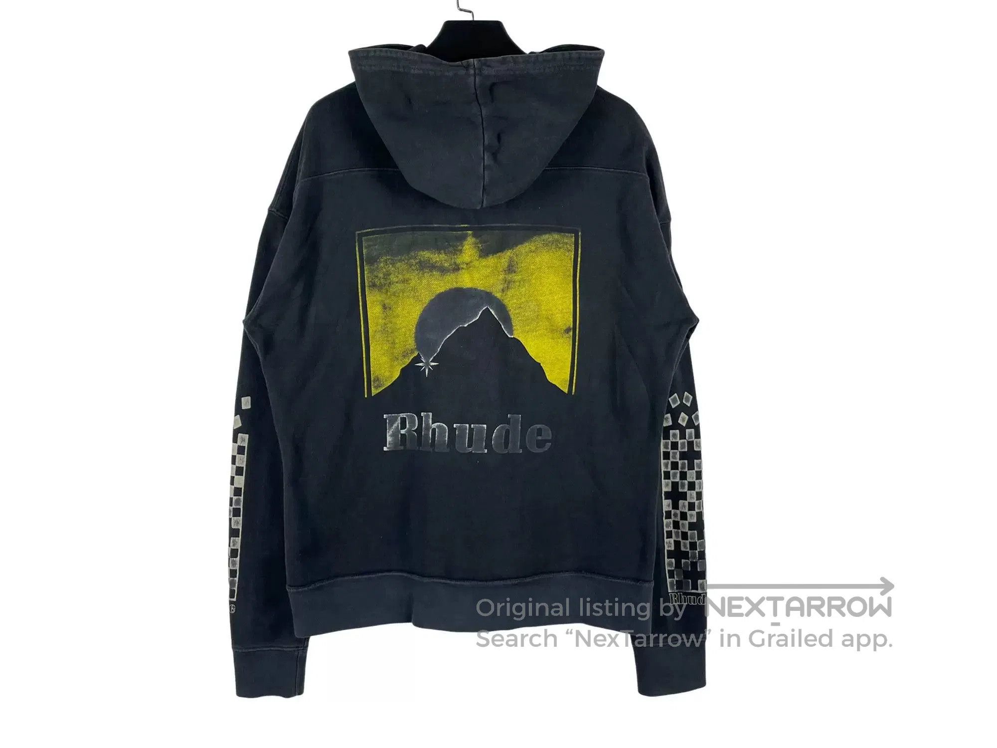 Rhude Rhude Washed Distressed Hoodie. Size US S / EU 44-46 / 1 - 2 Thumbnail