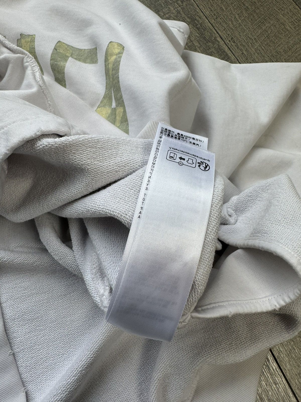 Balenciaga Balenciaga White Tape Hoodie Large Size US L / EU 52-54 / 3 - 8 Thumbnail