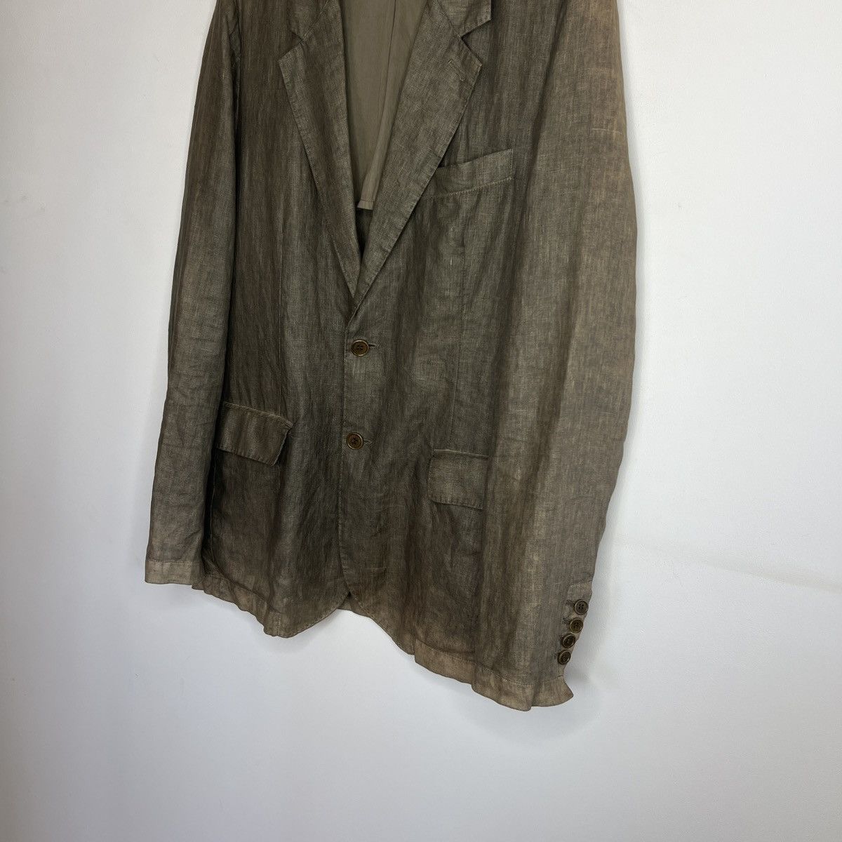C.P. Company vintage italy cp company blazer jacket khaki brown Size 40R - 2 Thumbnail